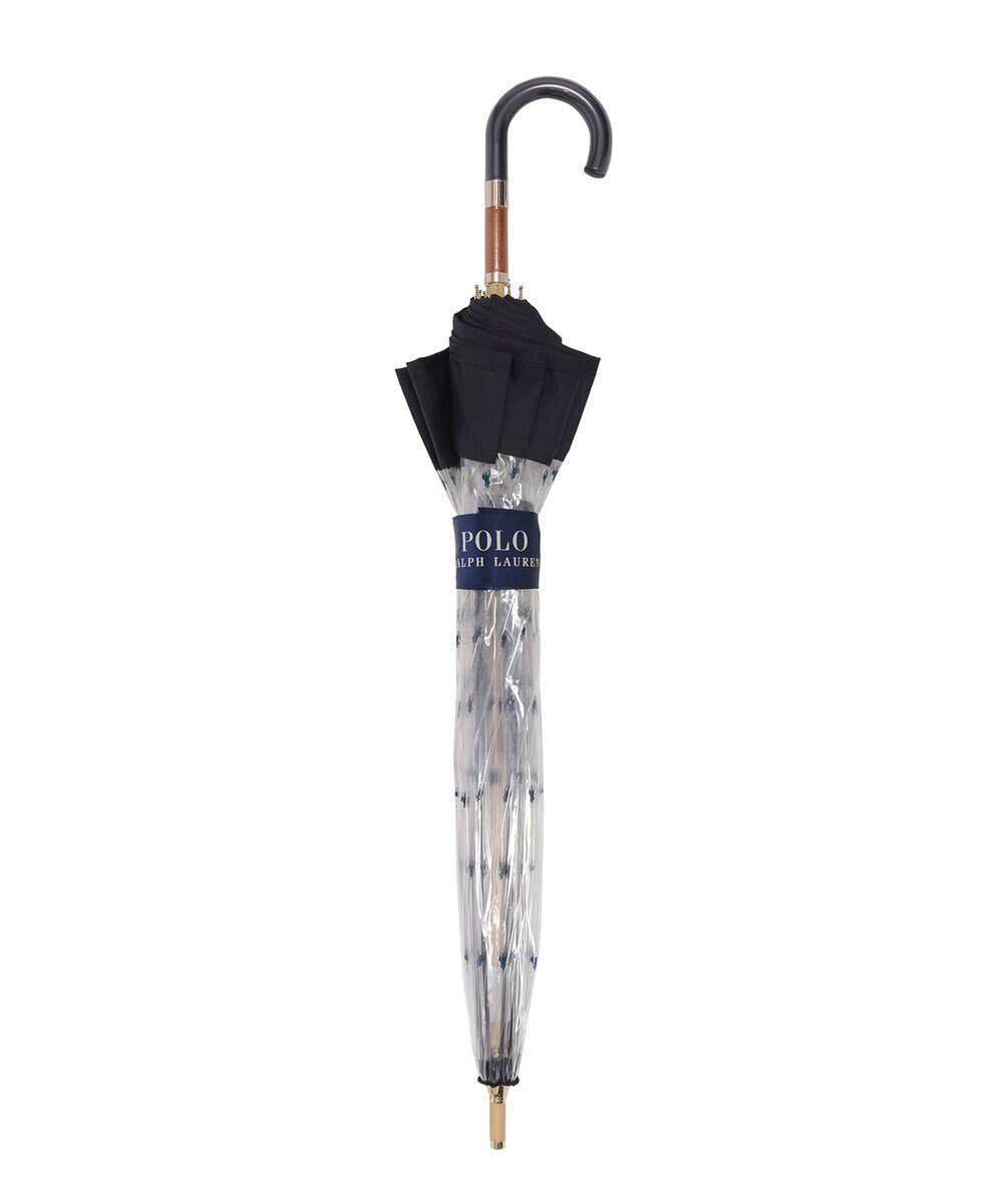 MOONBAT POLO RALPH LAUREN（ポロ ラルフローレン） 長傘 ビニール傘 ポロポニー バイカラー 10本骨 