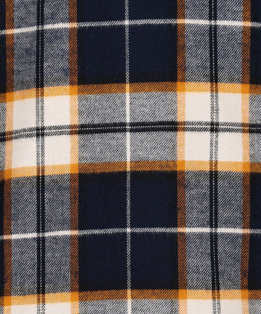 J.PRESS LADIES L コットン起毛タータンチェック シャツ ブラウス 