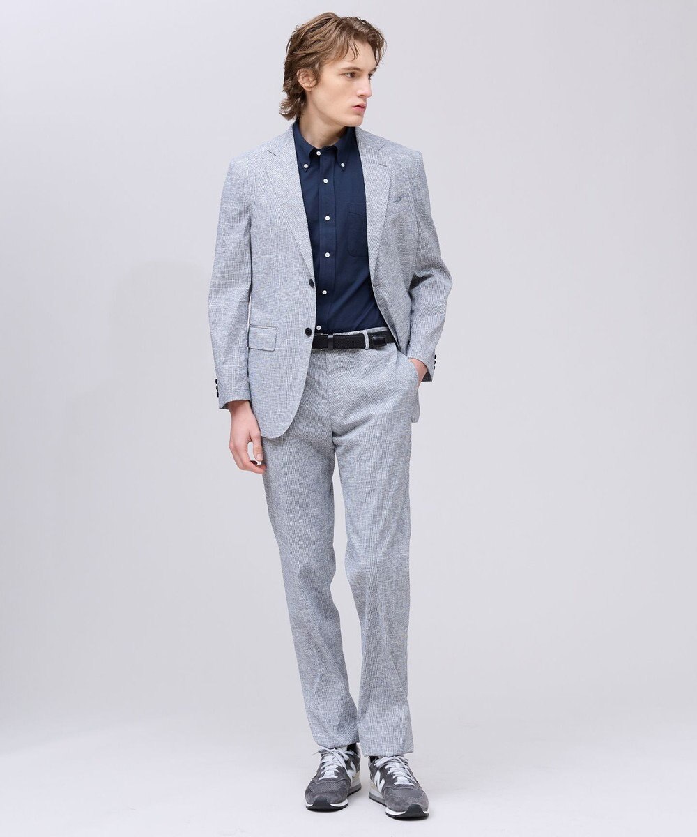 J.PRESS MEN 新色【MECHANICAL】【超軽量 / 清涼感 / 洗える】ハイパワーストレッチ リネンルックパンツ_26年モデル 