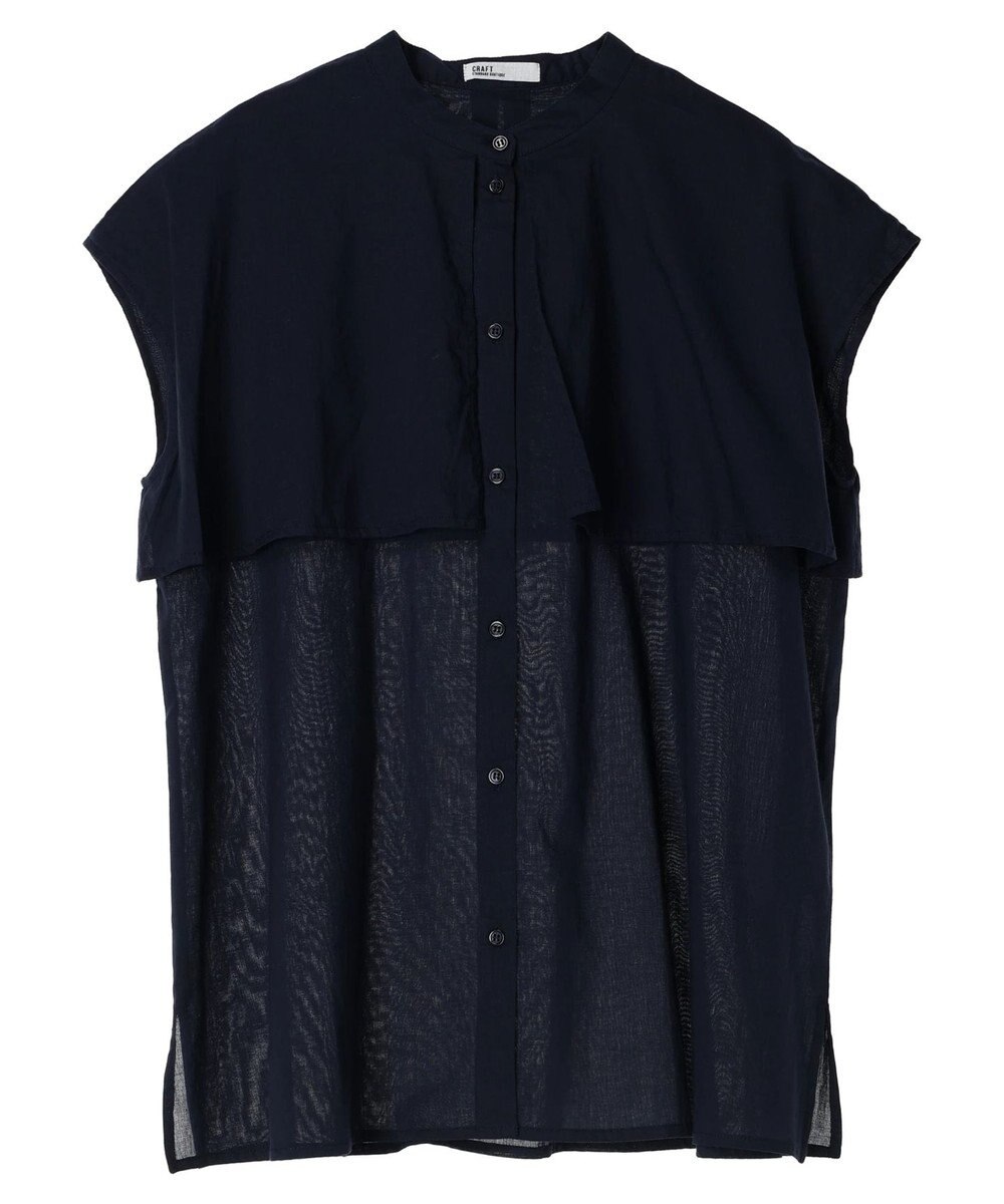CRAFT STANDARD BOUTIQUE インド綿フリルブラウス 