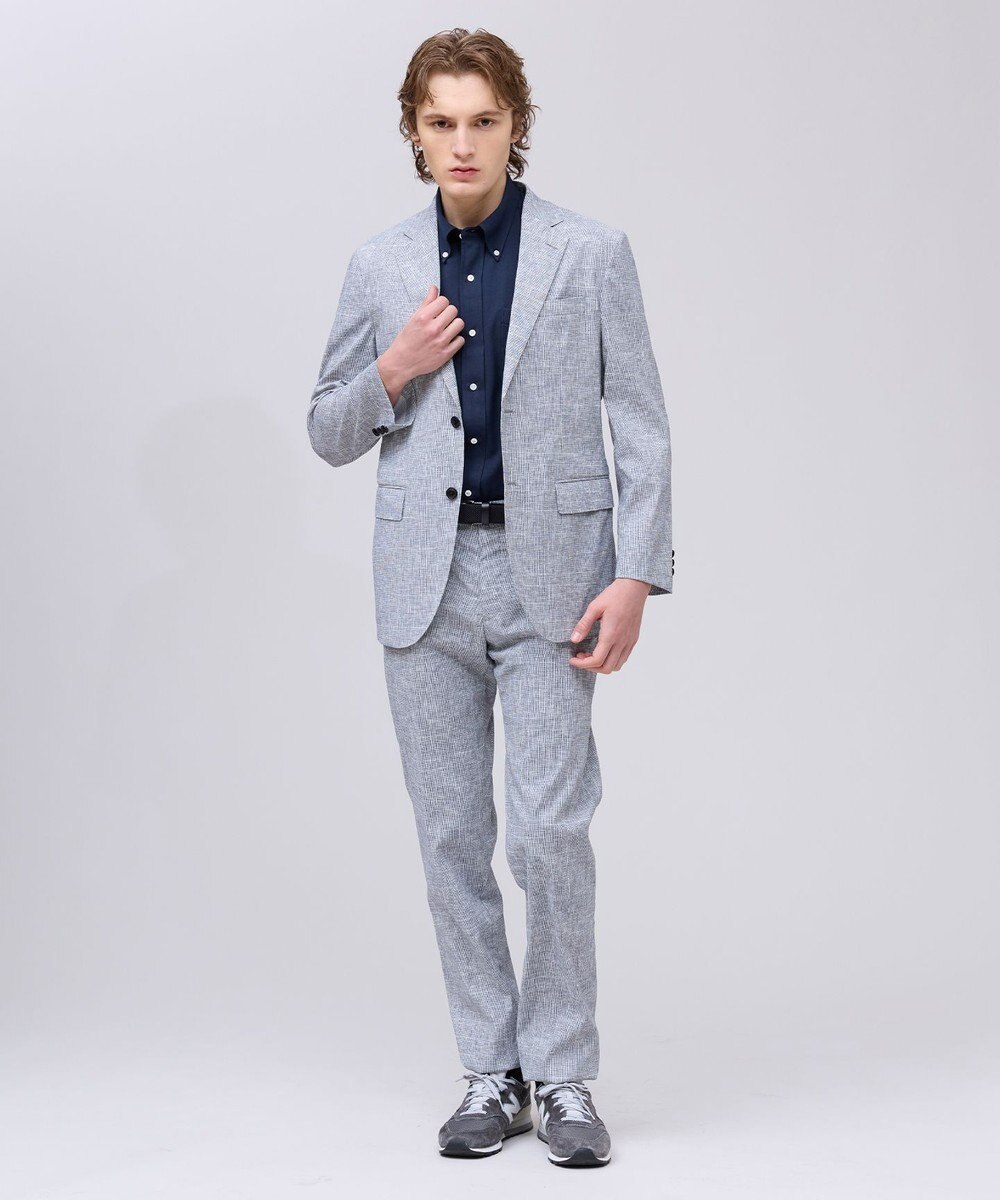 J.PRESS MEN 新色【MECHANICAL】【超軽量 / 清涼感 / 洗える】ハイパワーストレッチ リネンルックパンツ_26年モデル 