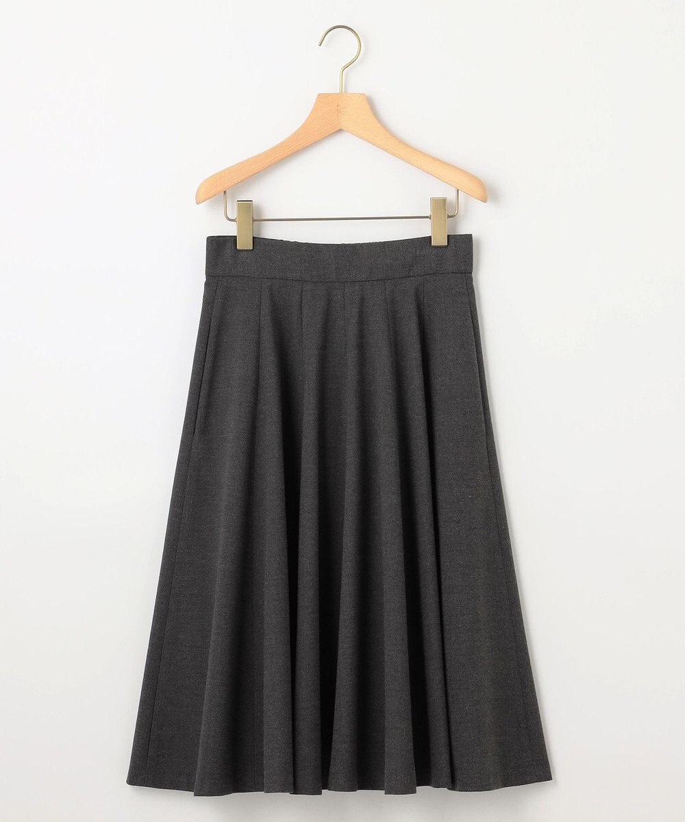 組曲 【WEB限定カラーあり】ウールライクストレッチ フレアスカート 
