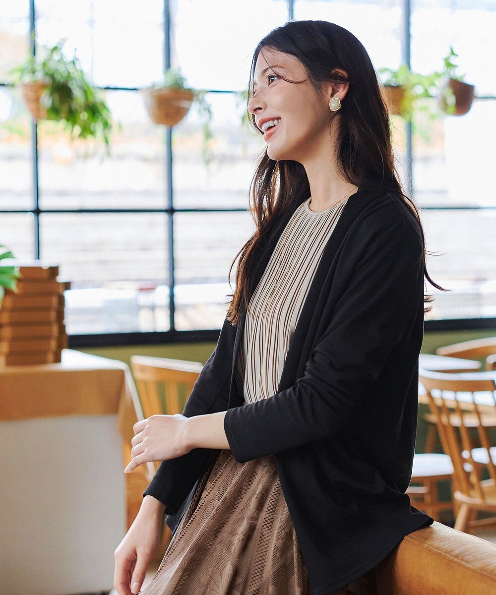 Tiaclasse 【新色追加・UVケア・接触冷感】“やみつき”着ながしロングカットソーカーデ 