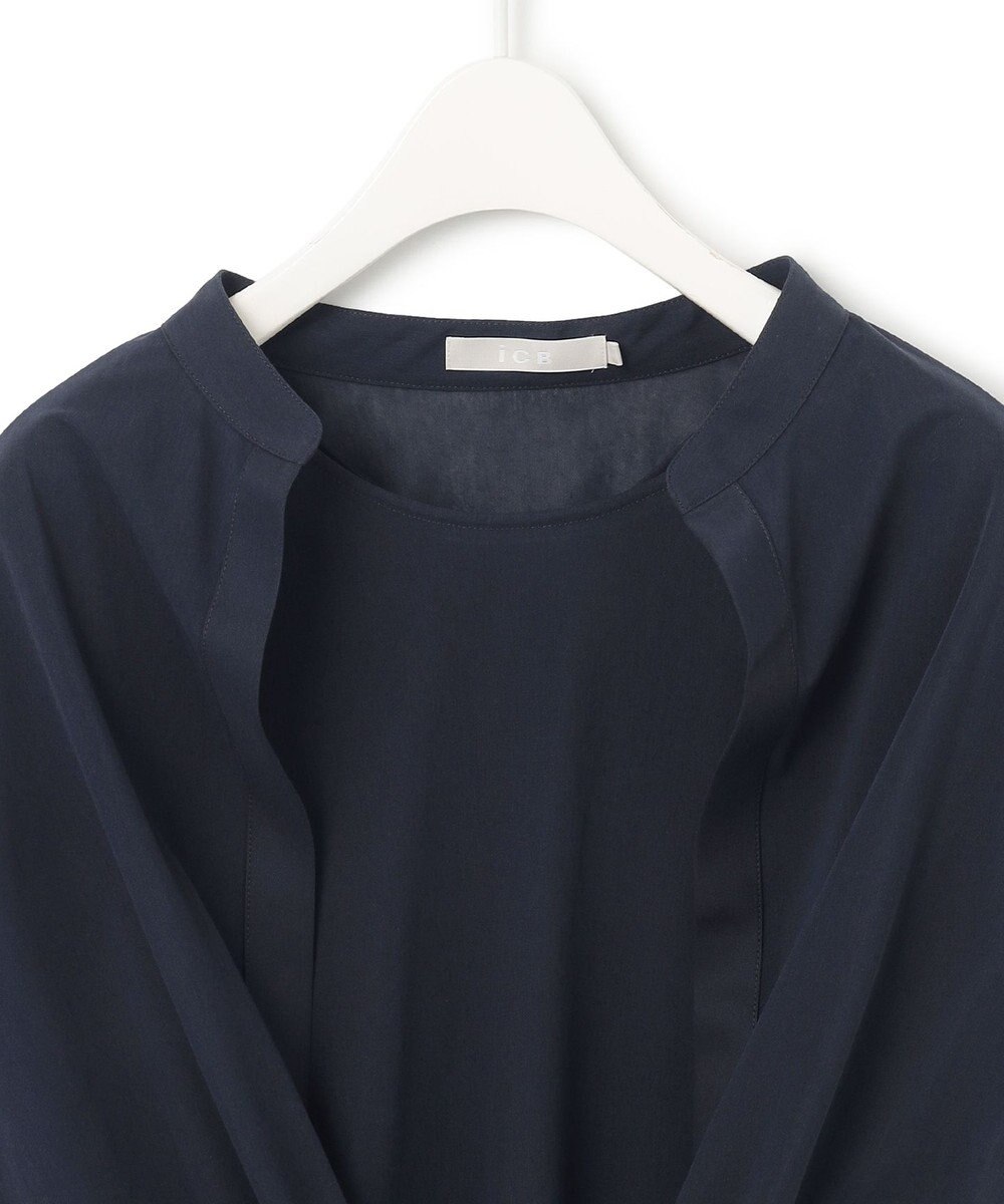 ICB 【洗える・接触冷感・UVケア】３WAYセットブラウス 