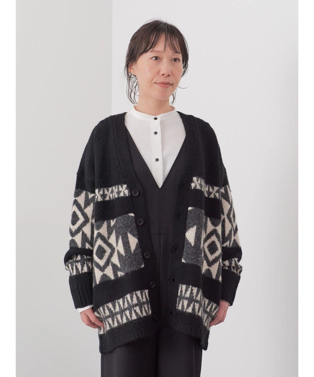 CRAFT STANDARD BOUTIQUE 【男女兼用】オルテガ柄カーディガン 