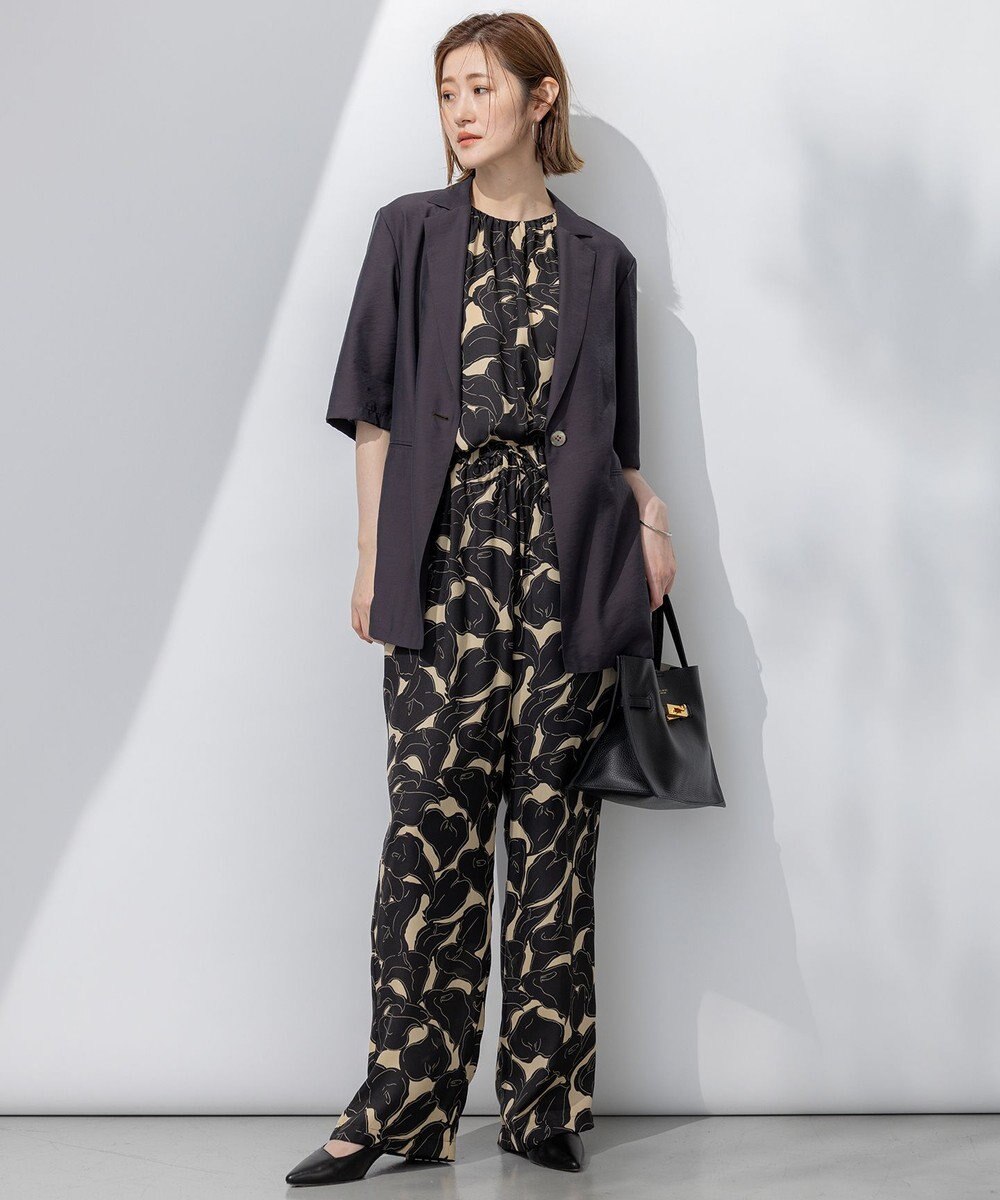 23区 【Oggi6月号掲載/速乾性/接触冷感】シアータンブラー ハーフスリーブ ジャケット 