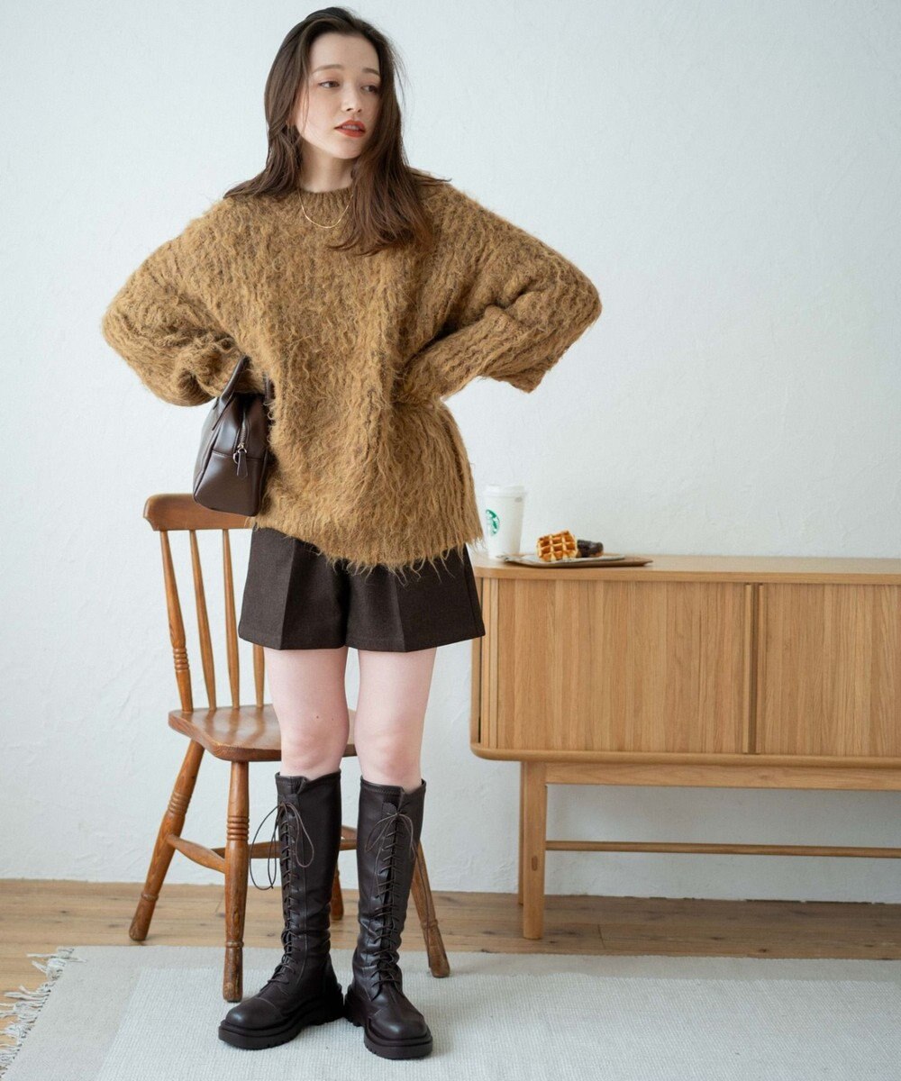 WEGO ブラッシュニットBIGプルオーバー 