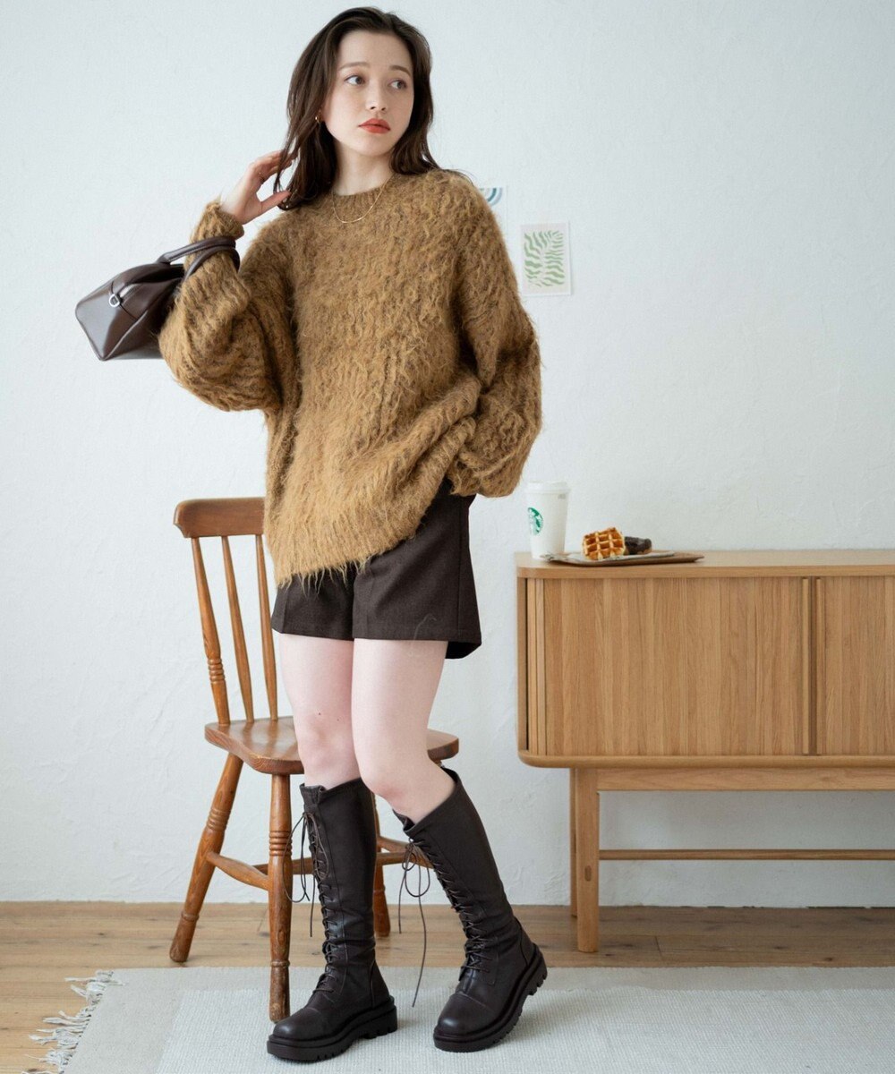 WEGO ブラッシュニットBIGプルオーバー 