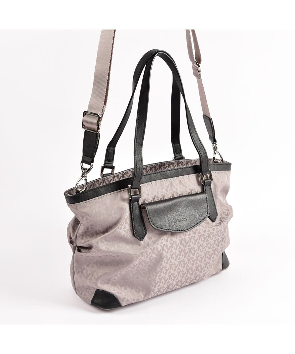 Y'SACCS モノグラム×カウレザー　２ＷＡＹミニトート 