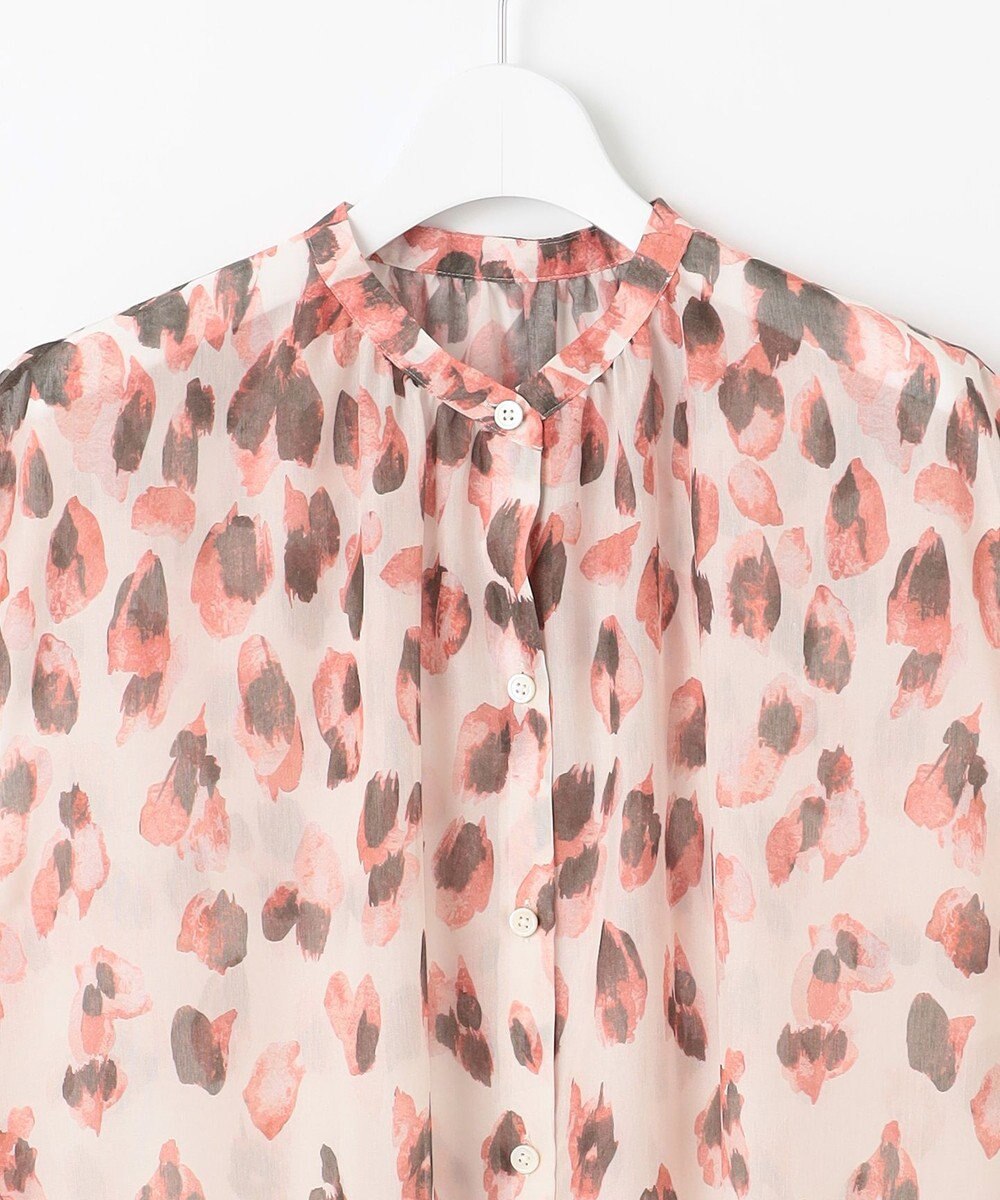 自由区 【カタログ掲載・洗える】グラデーションペタルプリント ワンピース 