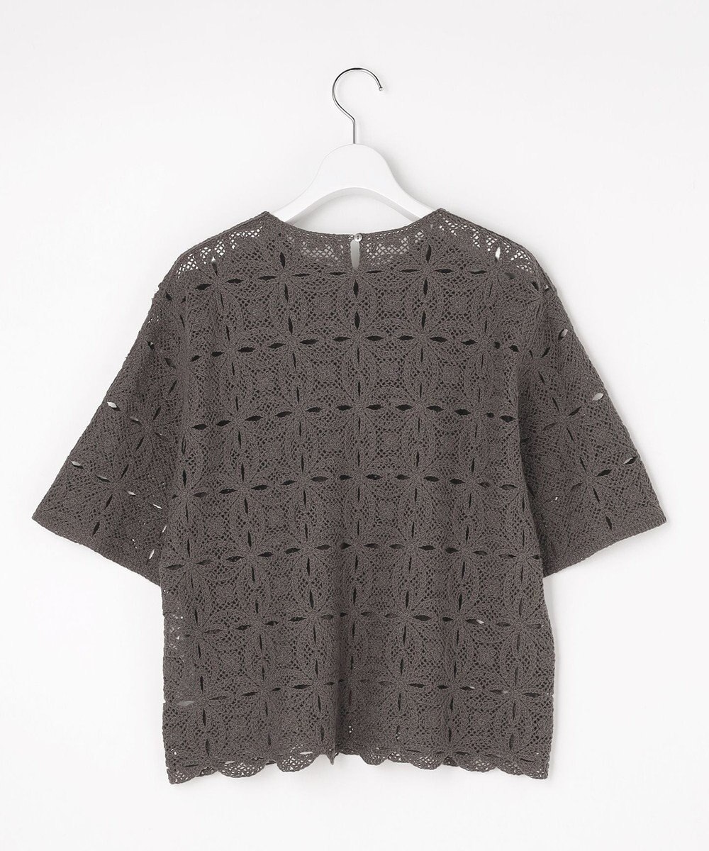 自由区 エンブロイダリー ニット 