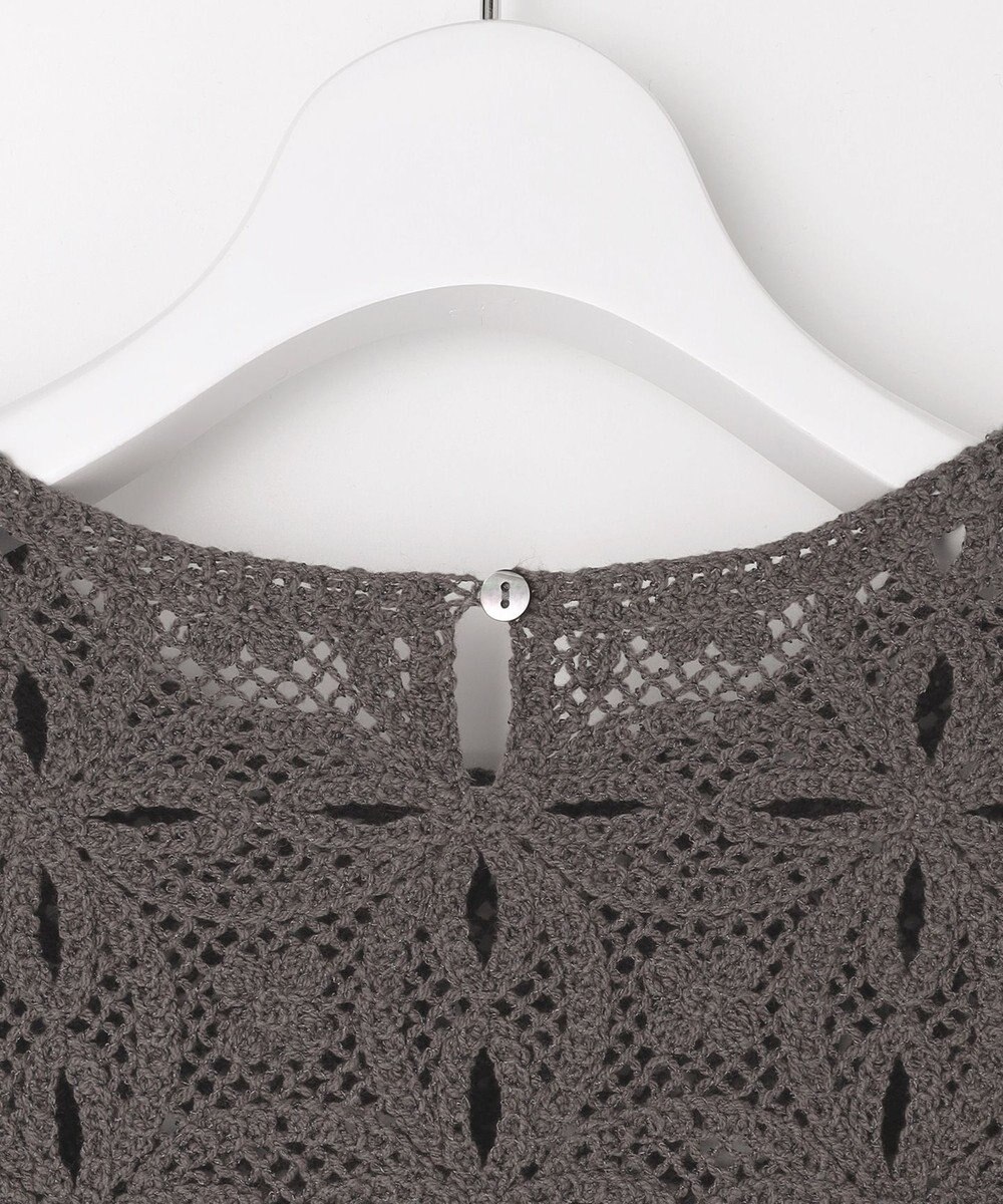 自由区 エンブロイダリー ニット 