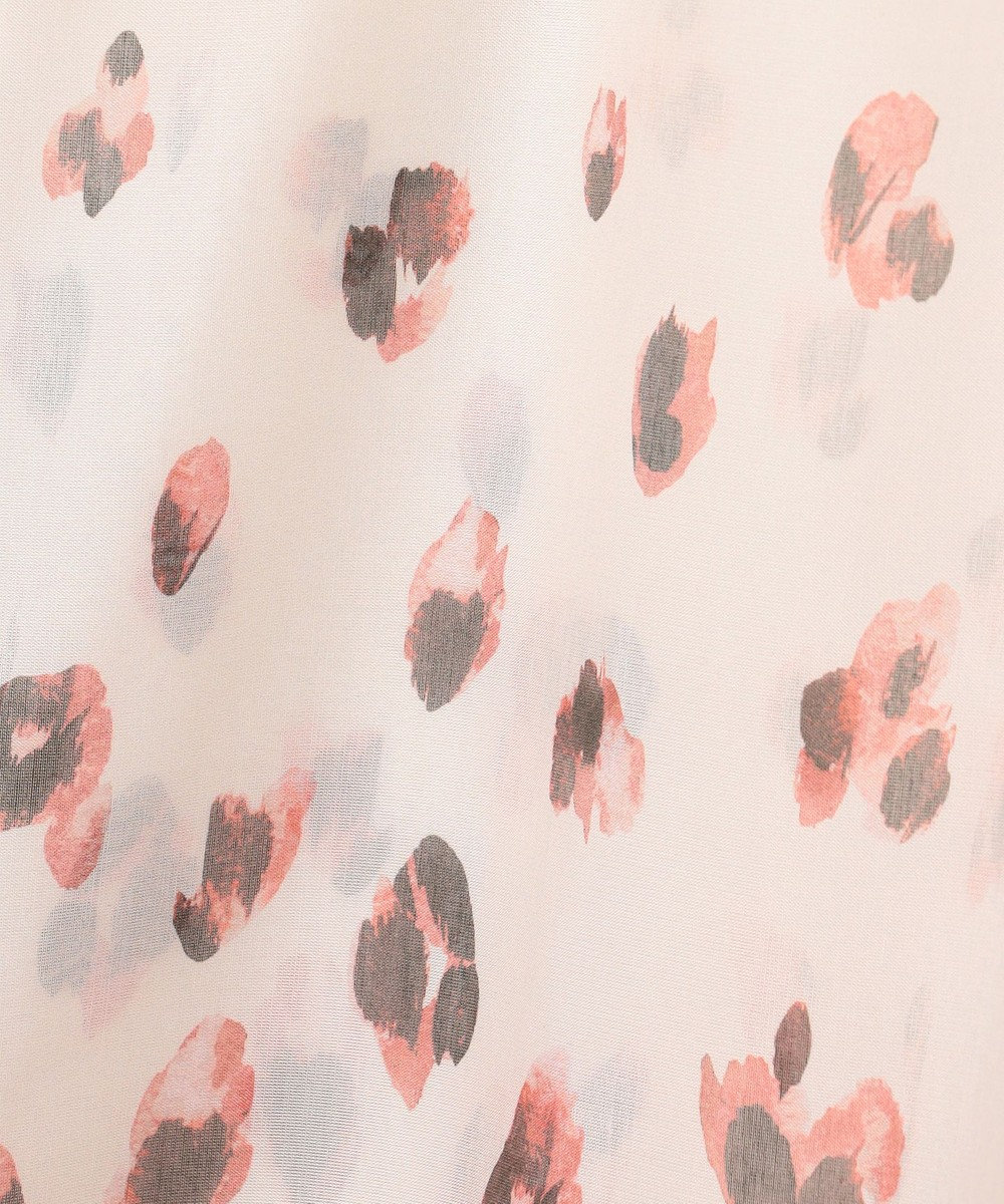 自由区 【カタログ掲載・洗える】グラデーションペタルプリント ワンピース 