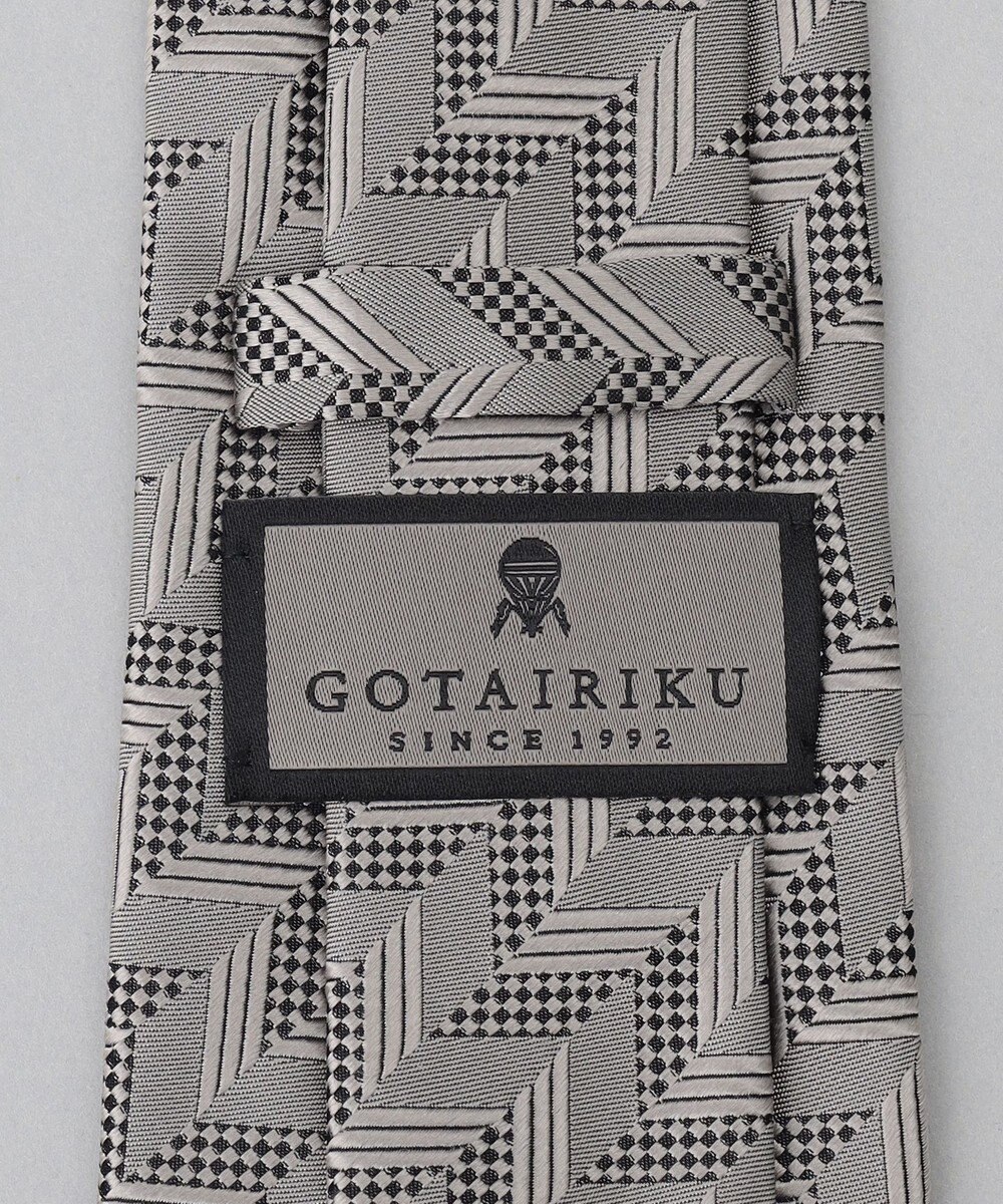 GOTAIRIKU GOTAIRIKU別注【日本製】シルク ネクタイ_オリジナル柄 