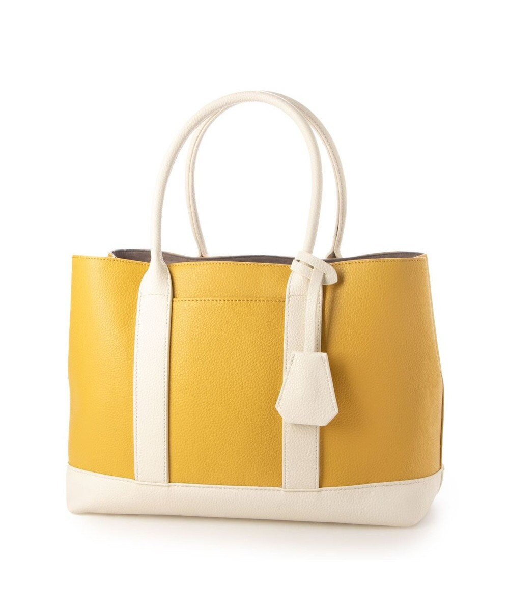 UNBILLION cachecache ショルダー付きパーテーション合成皮革トートL 