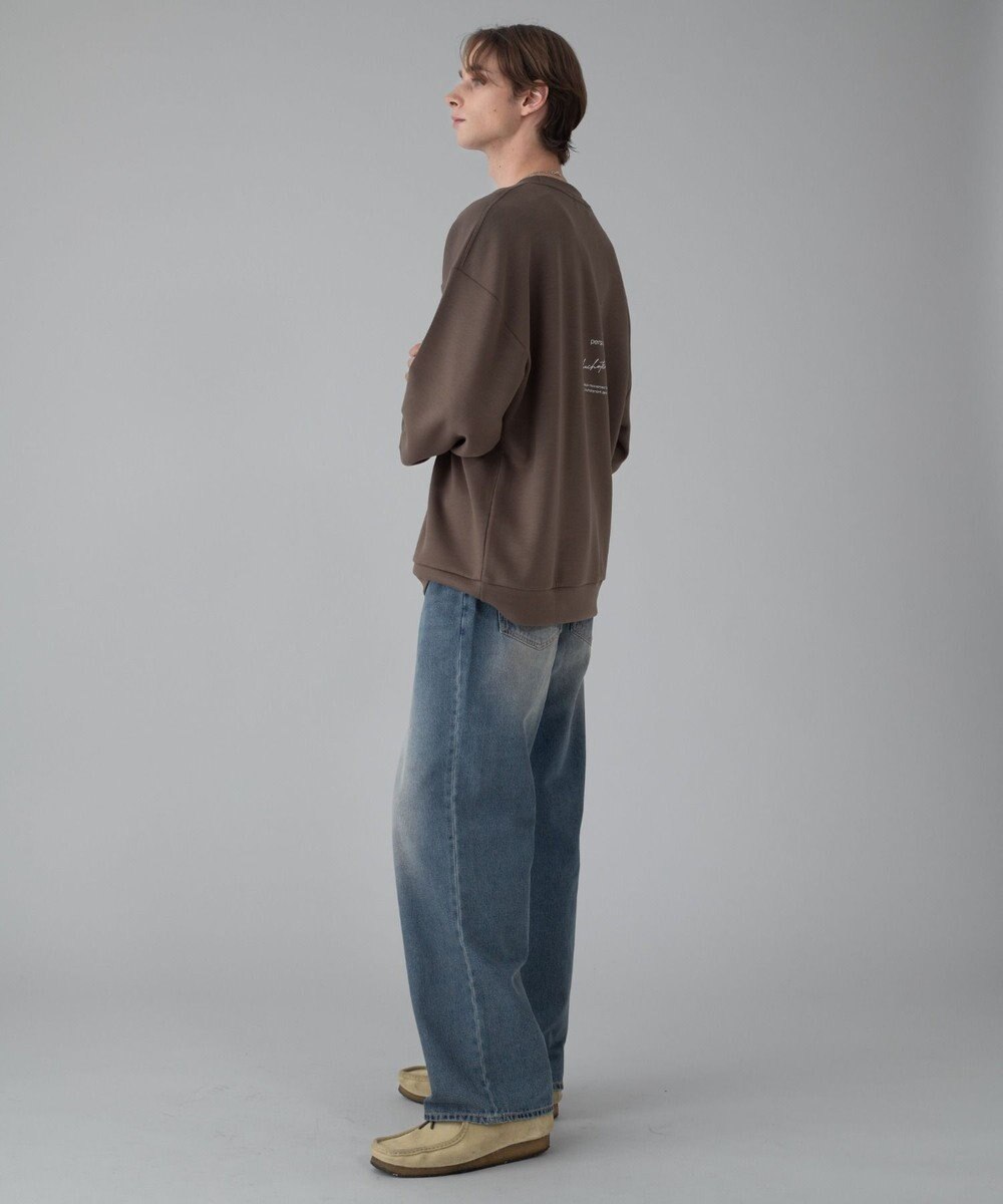 WEGO 【ユニセックス着用ITEM/2点SET/MLサイズ展開】アクセ付きフォトグラフィックプルオーバー 