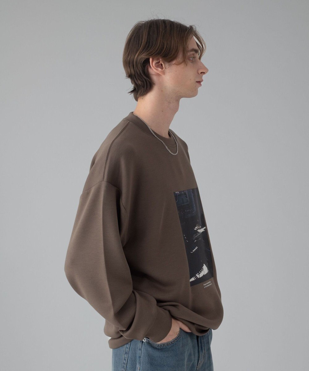 WEGO 【ユニセックス着用ITEM/2点SET/MLサイズ展開】アクセ付きフォトグラフィックプルオーバー 