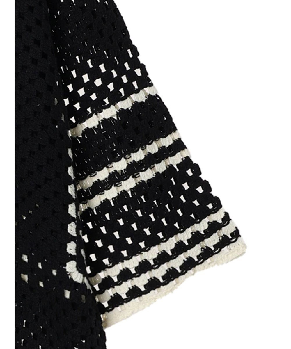 AMERICAN HOLIC クロシェ半袖カーディガン 