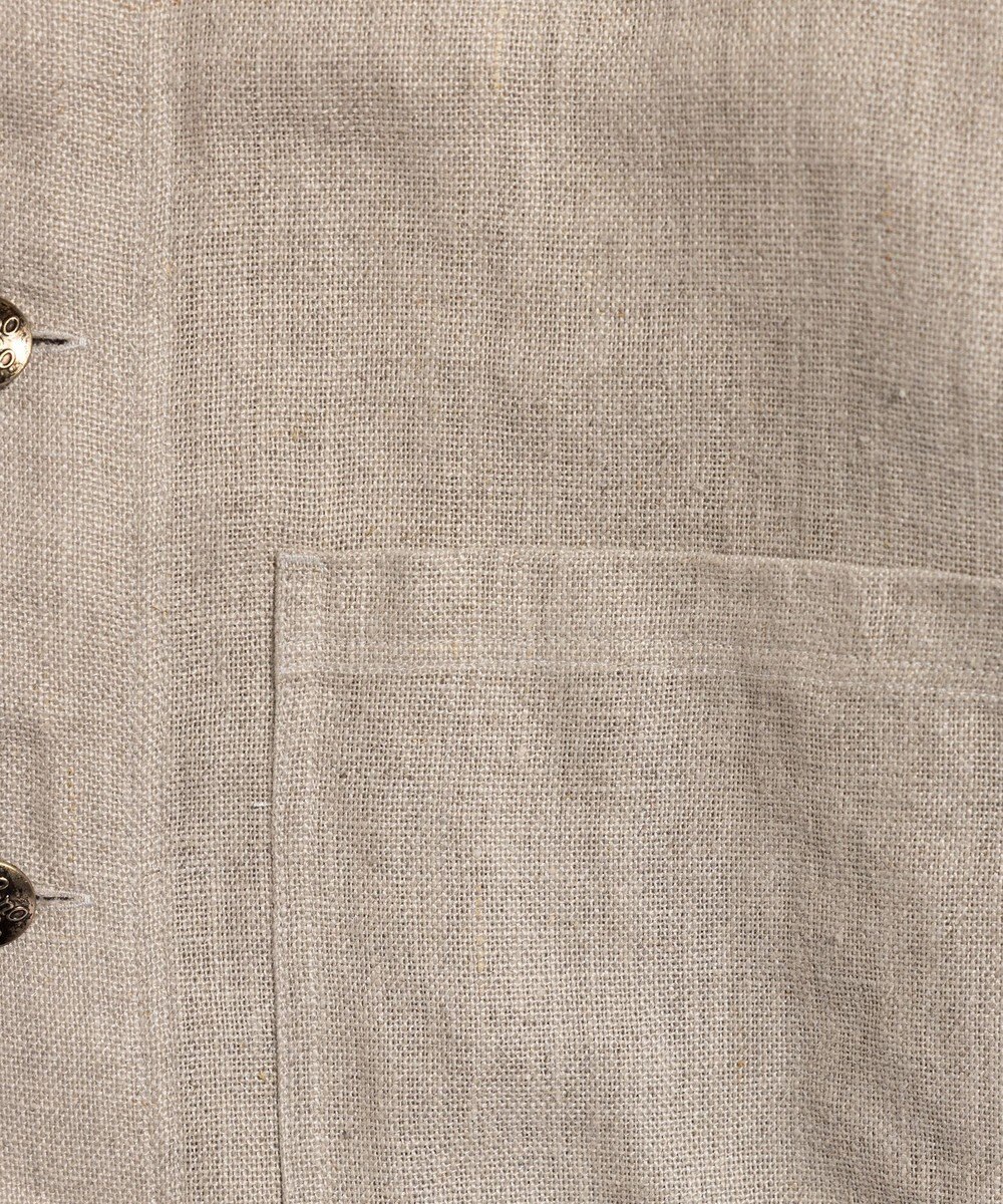 LENO FRENCH WORK HEVY LINEN COVER ALL《UNISEX》 カバーオールリネンジャケット 