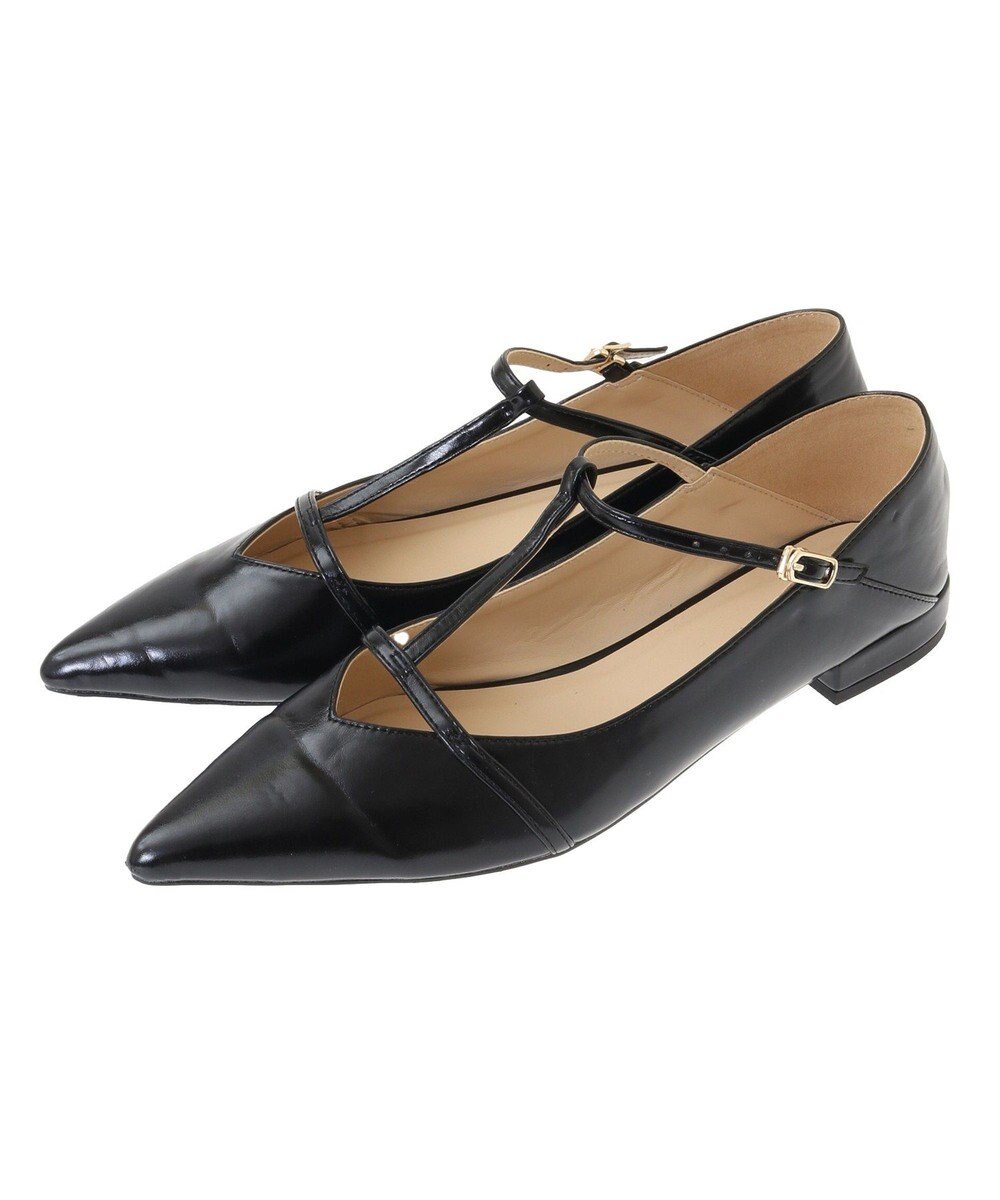 YECCA VECCA メリージェーンTストラップパンプス 