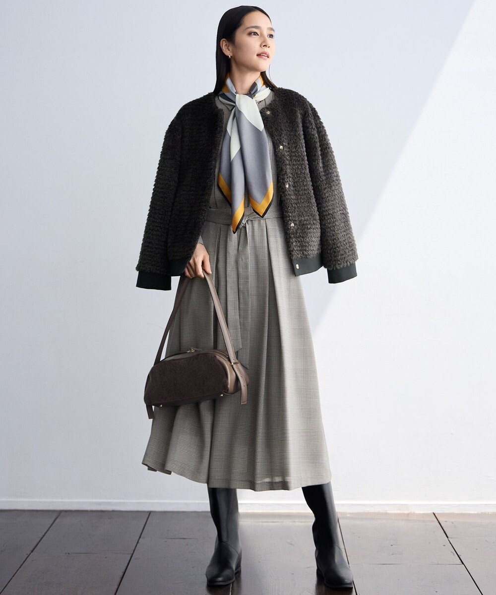 自由区 【SHIHOさん着用】ストレートインヒールロング ブーツ 