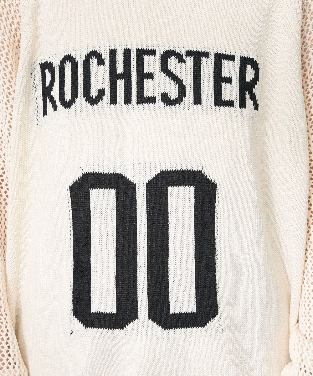 CRAFT STANDARD BOUTIQUE ロゴジャガードメッシュニットプルオーバー 