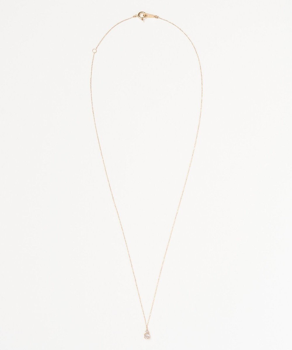 Phoebe 【K10】ジュエルラックネックレス　ホワイトトパーズ/4月誕生石/天然石/全長:40cm 