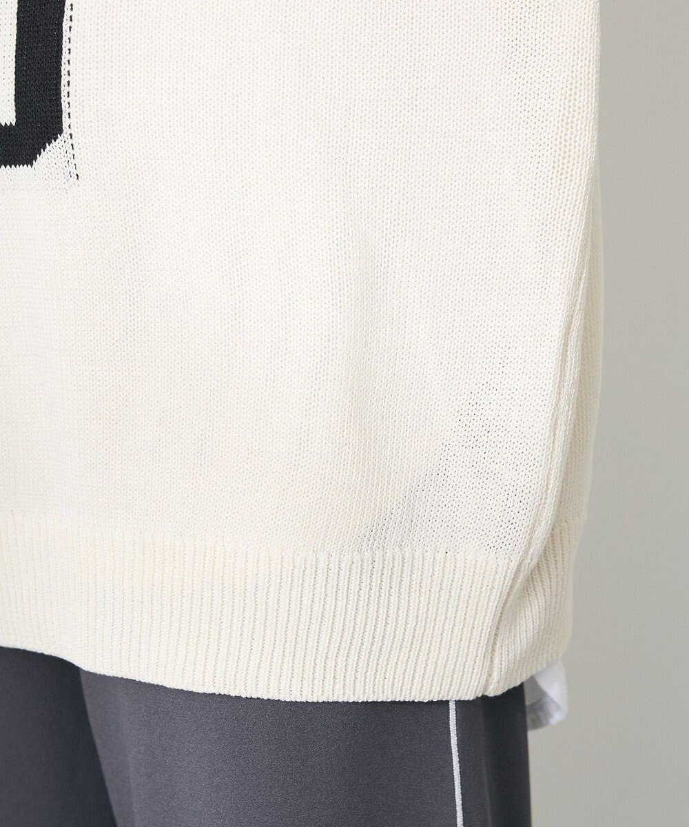 CRAFT STANDARD BOUTIQUE ロゴジャガードメッシュニットプルオーバー 