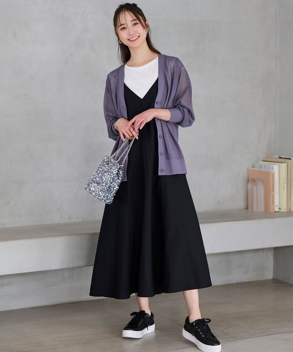 ANY SIS 【洗える】レイヤード タンクトップ 