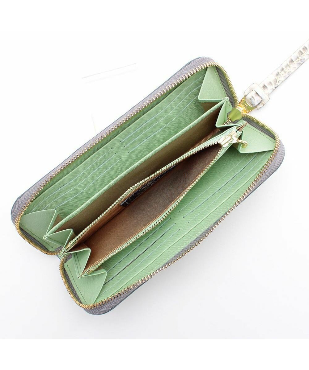 A.D.M.J. 【スネークレザー】ラウンドウォレット 