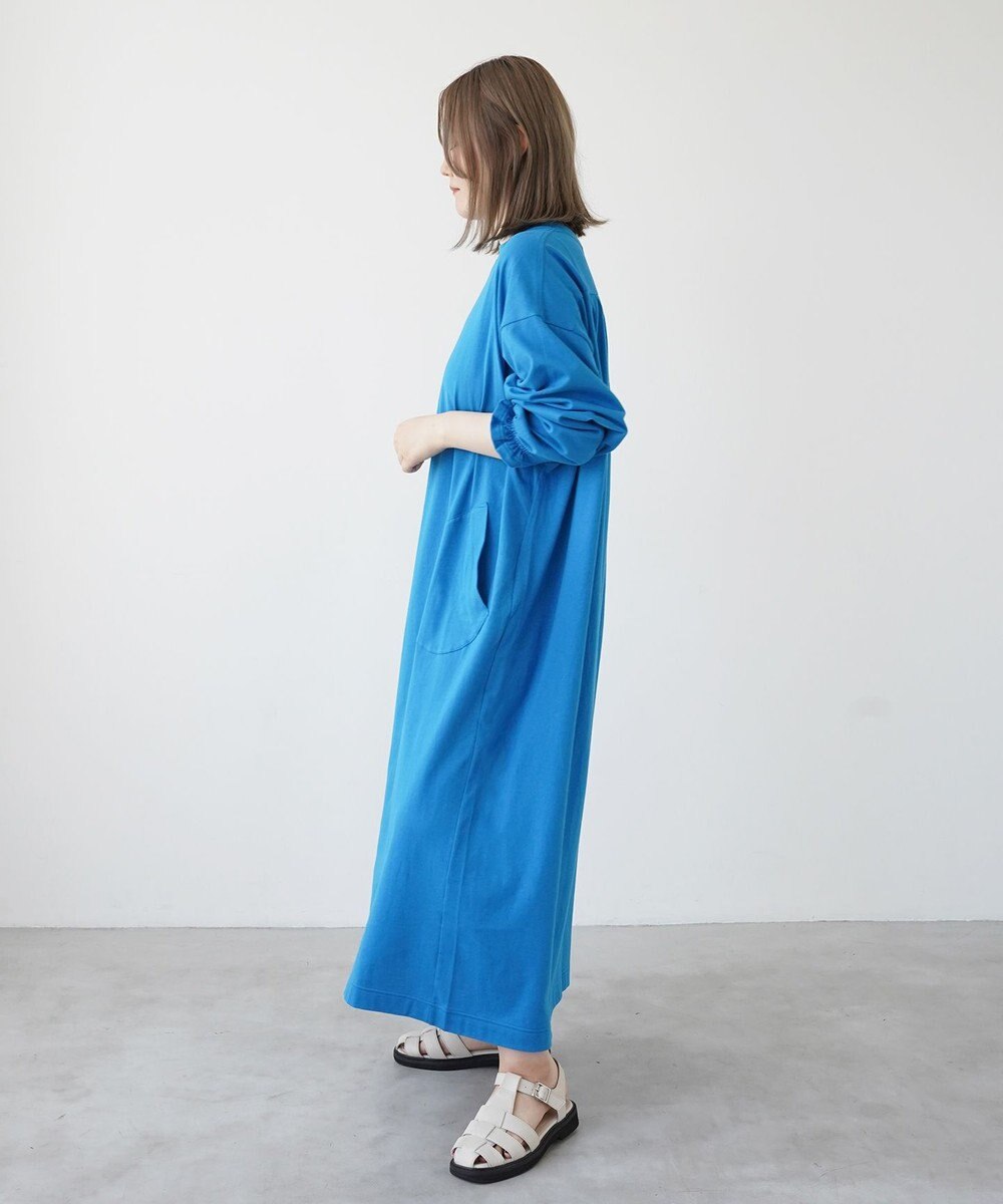 HAAG スマイルコットン LONG SLEEVE ONEPIECE ワンピース 