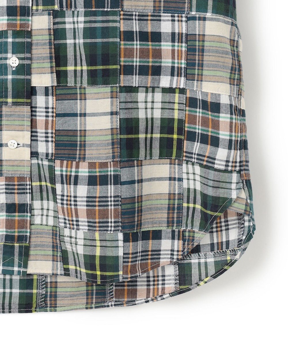J.PRESS MEN 【WEB・一部店舗限定】マドラスチェックパッチワークシャツ 