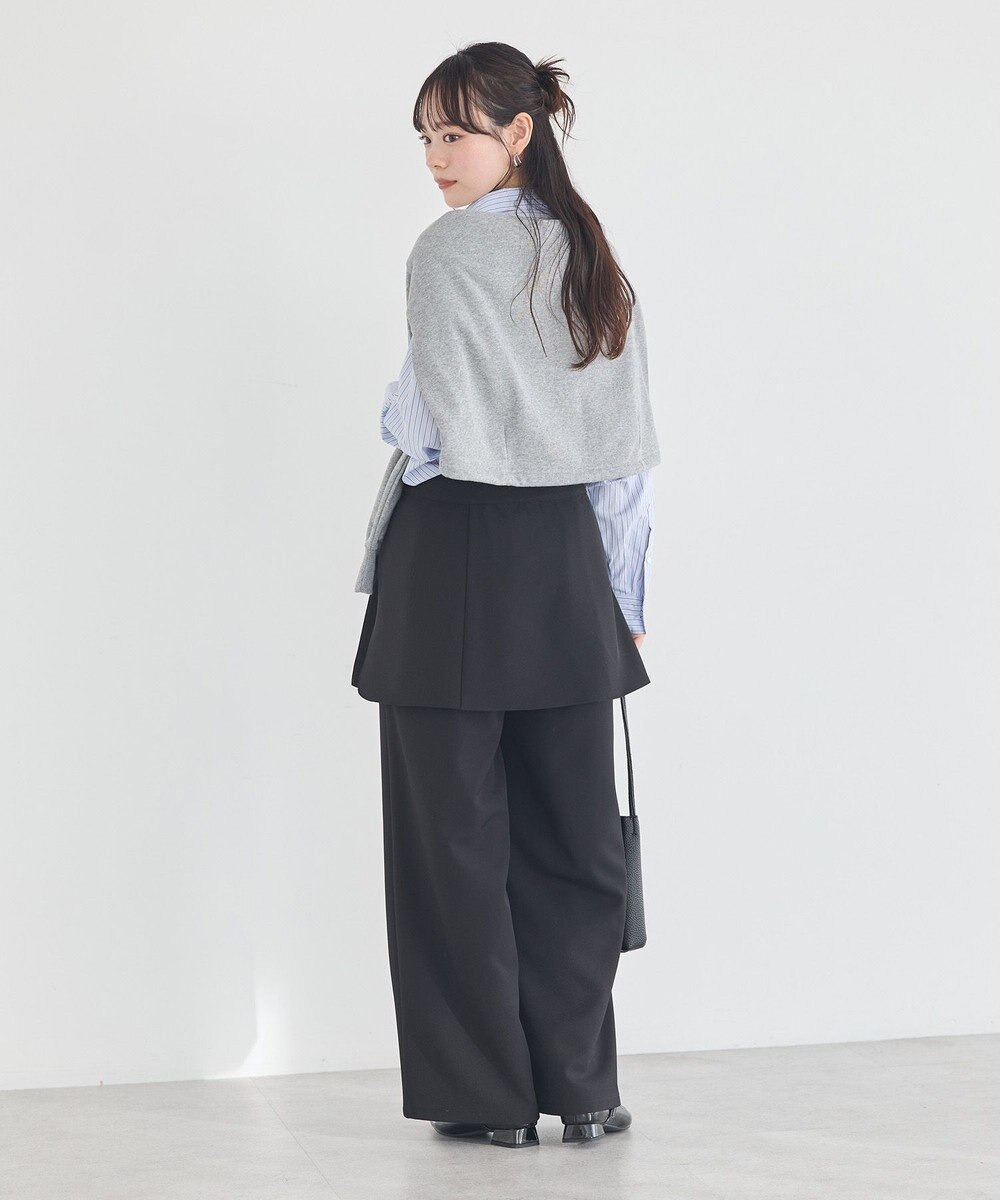 earth music&ecology 【予約】【2WAY】ラップスカート付きパンツ 