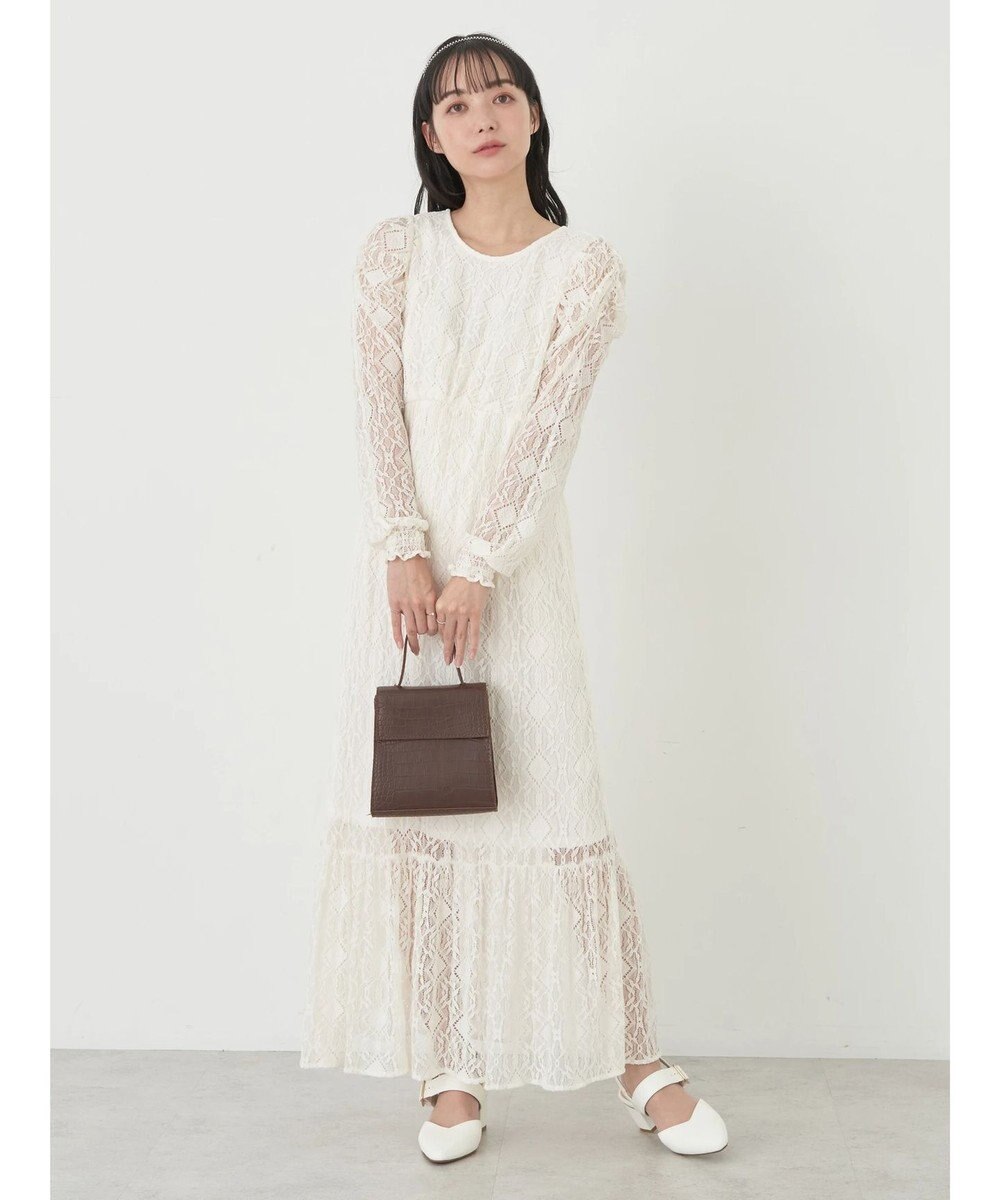 earth music&ecology 総レースワンピース 