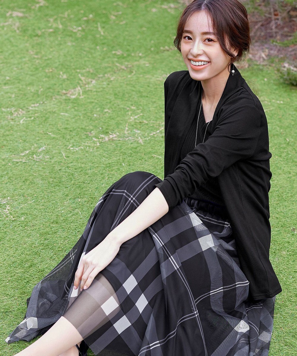 Tiaclasse 【新色追加・UVケア・接触冷感】“やみつき”着ながしロングカットソーカーデ 