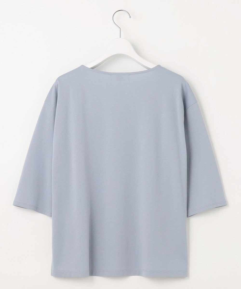 J.PRESS LADIES 【洗える・抗菌防臭・接触冷感・吸水速乾】ドライポンチ ボートネック カットソー 