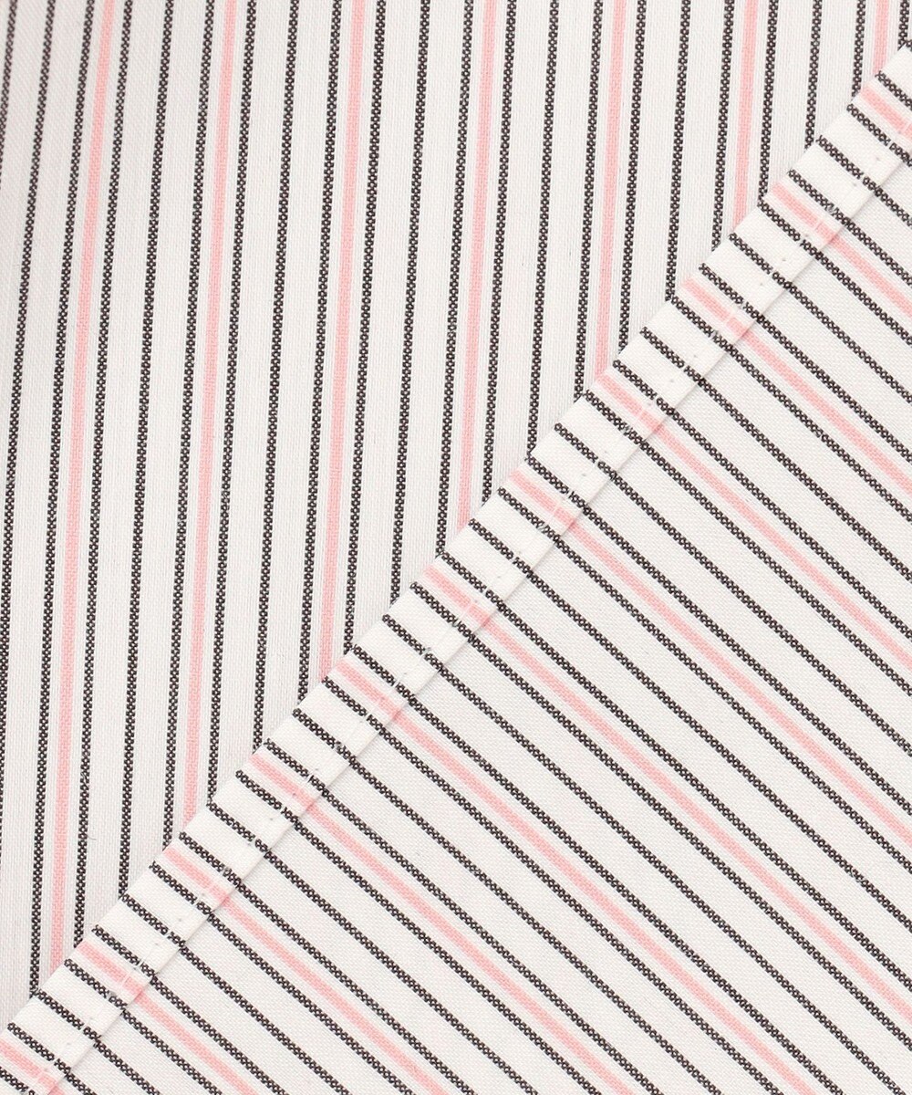 J.PRESS LADIES 【洗える】BEZコットンナイロン ストライプ シャツカラー ブラウス 