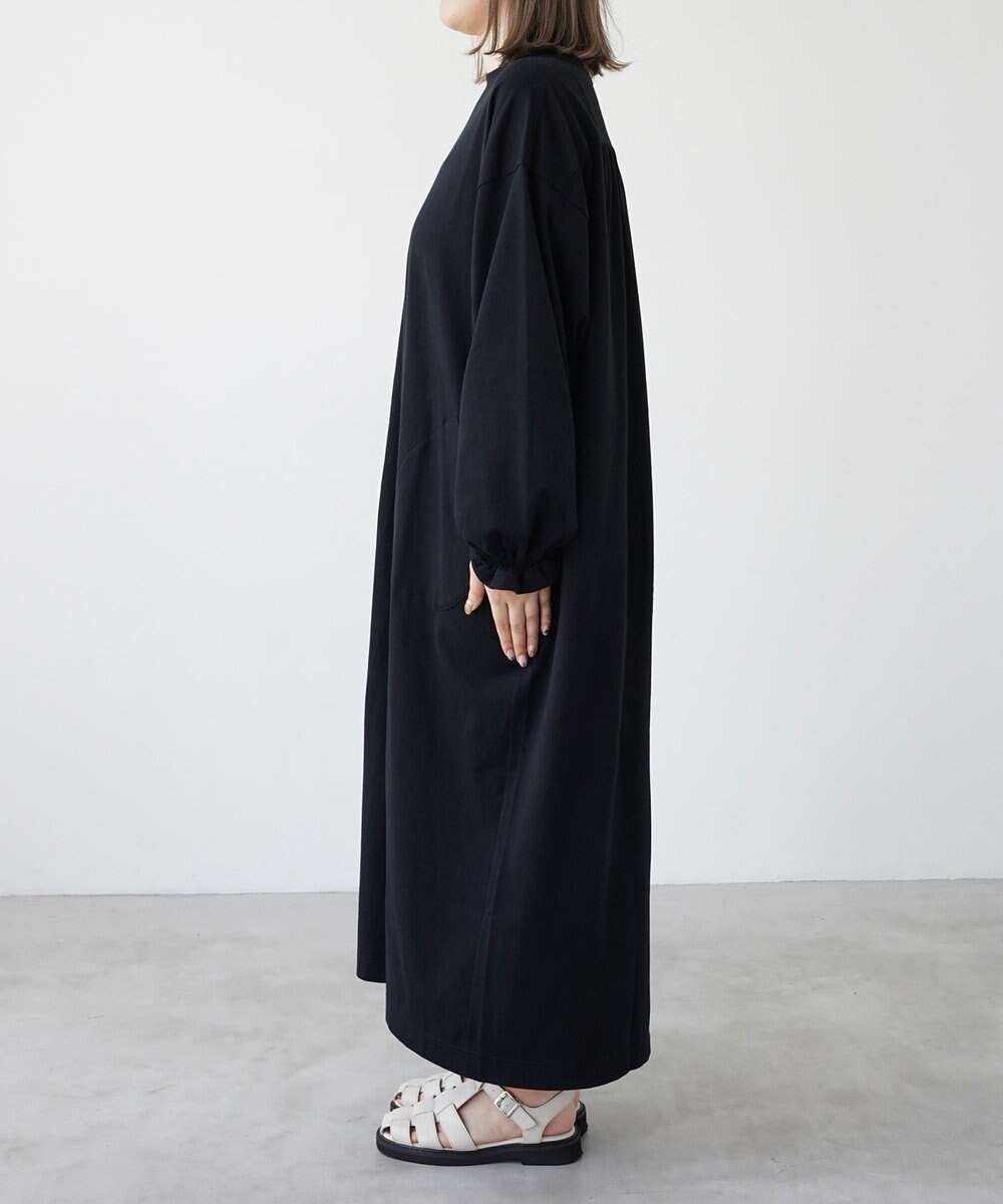 HAAG スマイルコットン LONG SLEEVE ONEPIECE ワンピース 