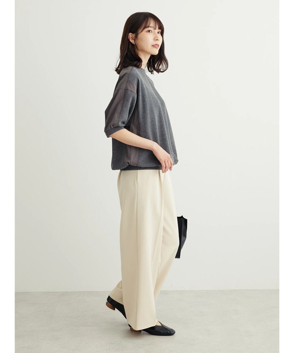 Green Parks ワッフル布帛ドッキングプルオーバー２ 