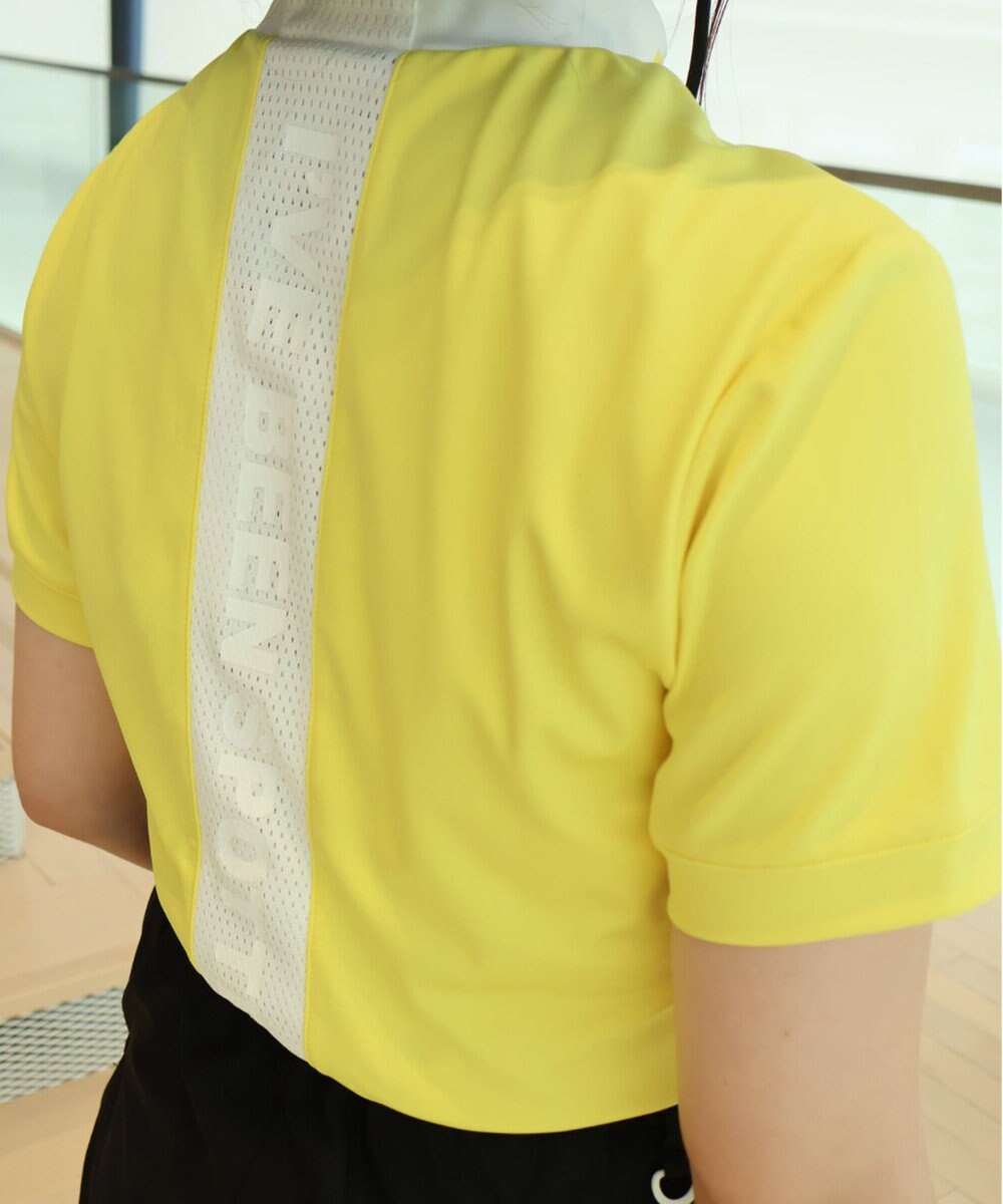 PW CIRCULUS 【UVカット / 吸水速乾 / 伸縮性抜群】【WOMEN】バックメッシュ切り替えモックT ゴルフウェア レディース 