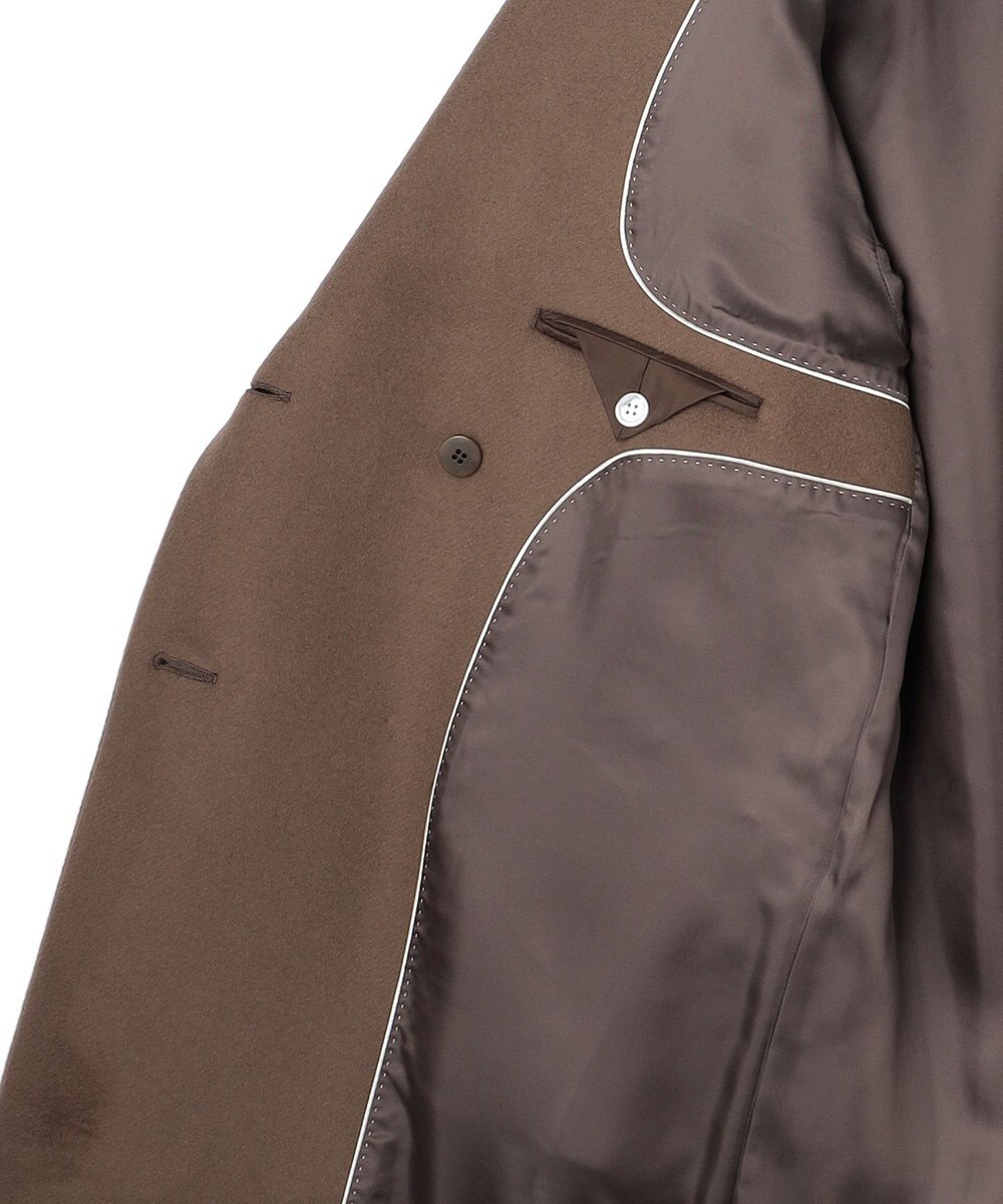 ICB 【WEB＆一部店舗限定】WooloopShortBeaver ショールカラーコート 