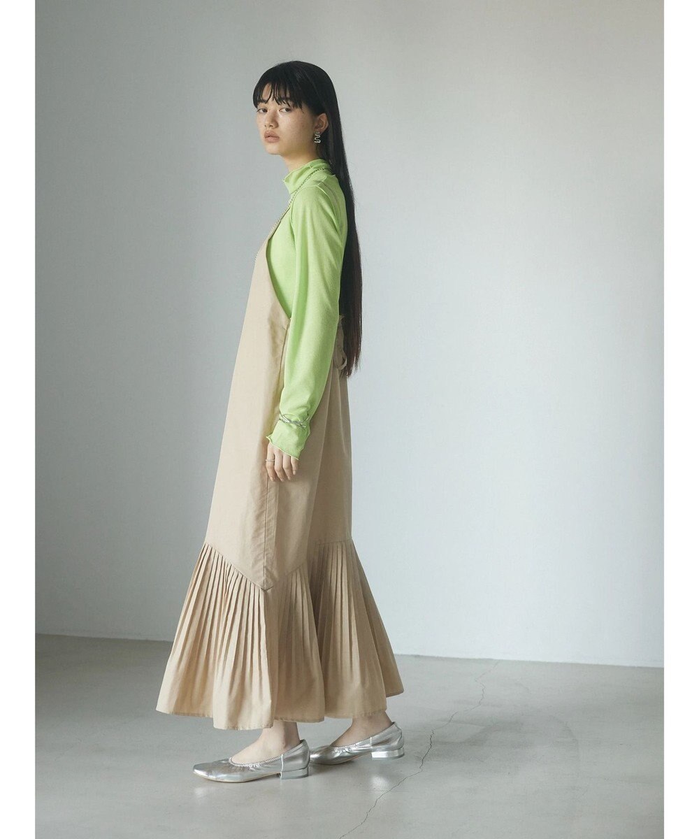 Green Parks ａ．裾プリーツキャミワンピース 