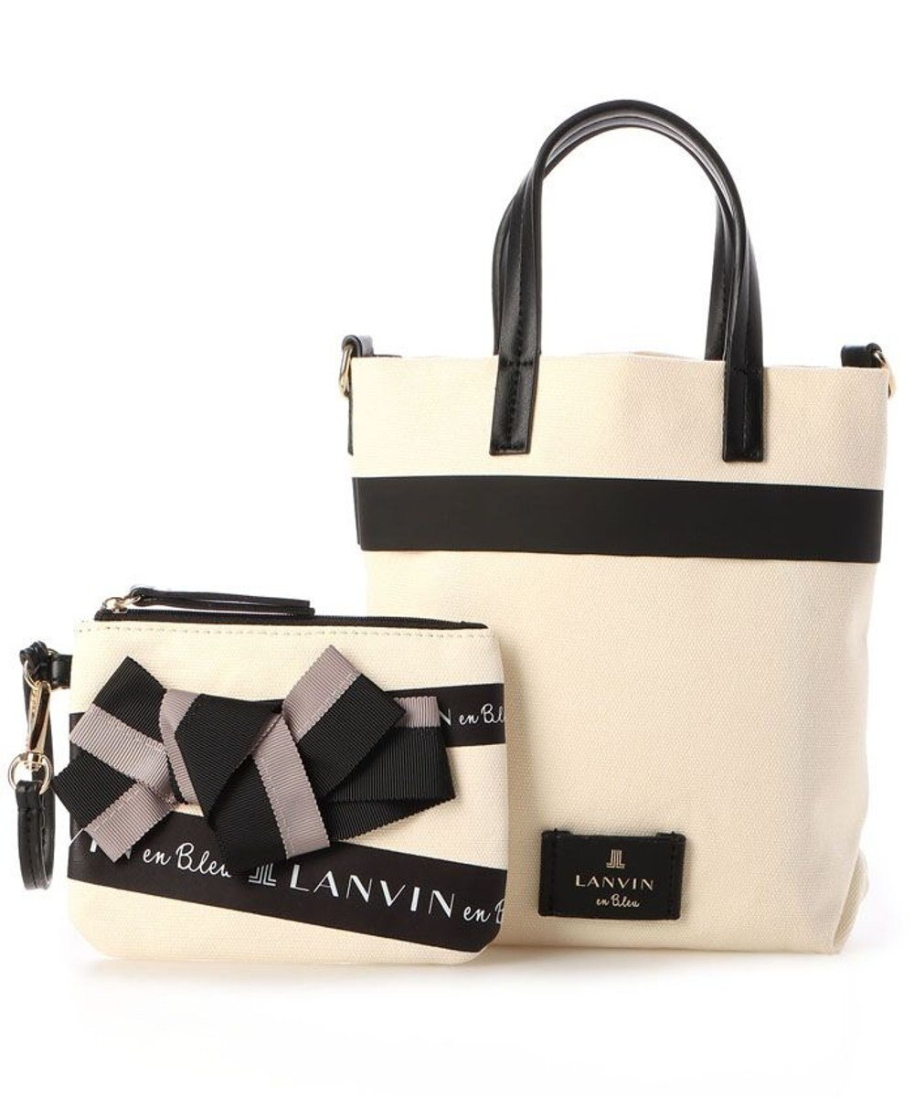 LANVIN en Bleu セイラー 2wayトートバッグ アイボリー