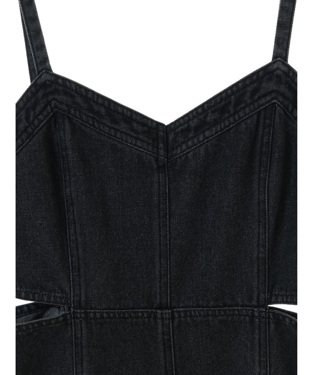 earth music&ecology サイドカットデニムキャミワンピース 