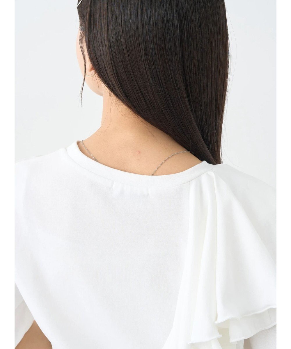 earth music&ecology アシメフリルプルオーバー 