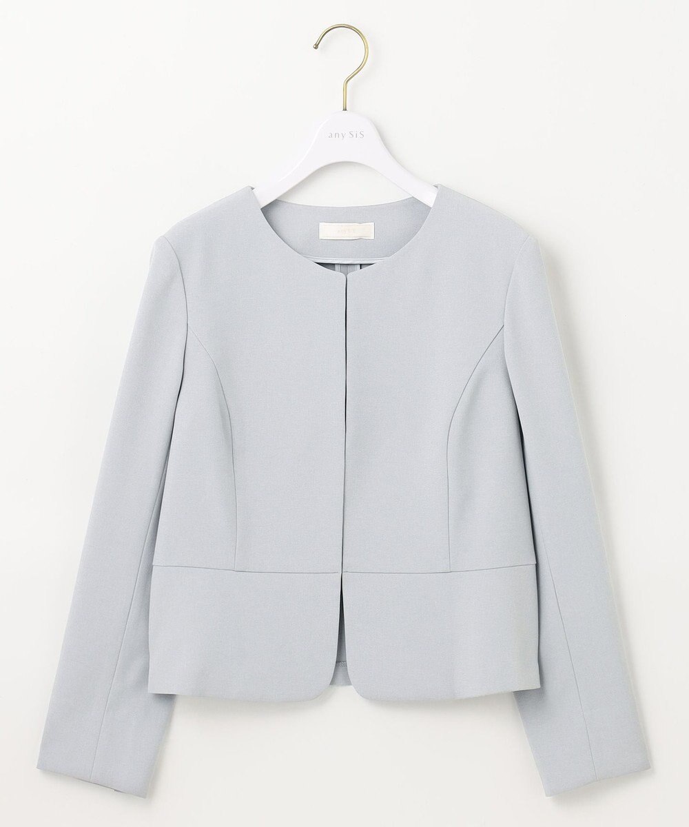 ANY SIS L 【UVカット / 接触冷感 / 吸水速乾】スマートビューティストレッチ ショートノーカラージャケット 