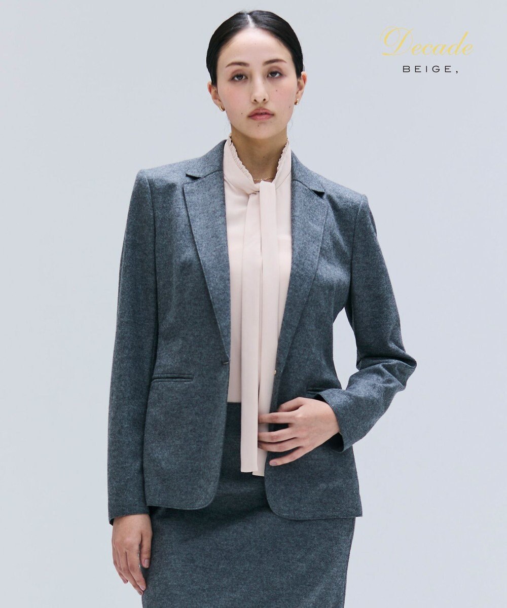 BEIGE， 【セットアップ対応】CORBY / ウールテーラードジャケット 