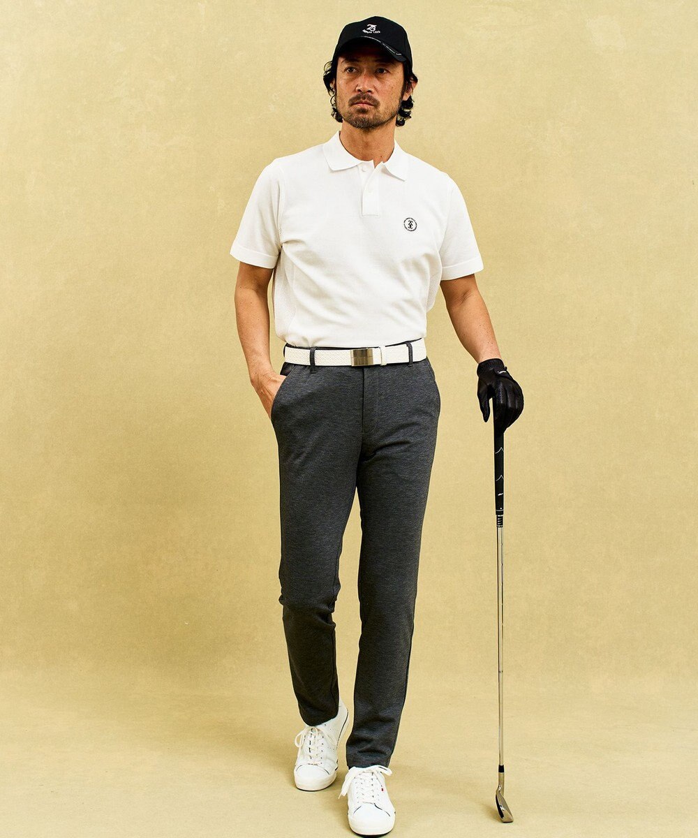 23区GOLF 【MEN】バックメッシュジャージーパンツ 