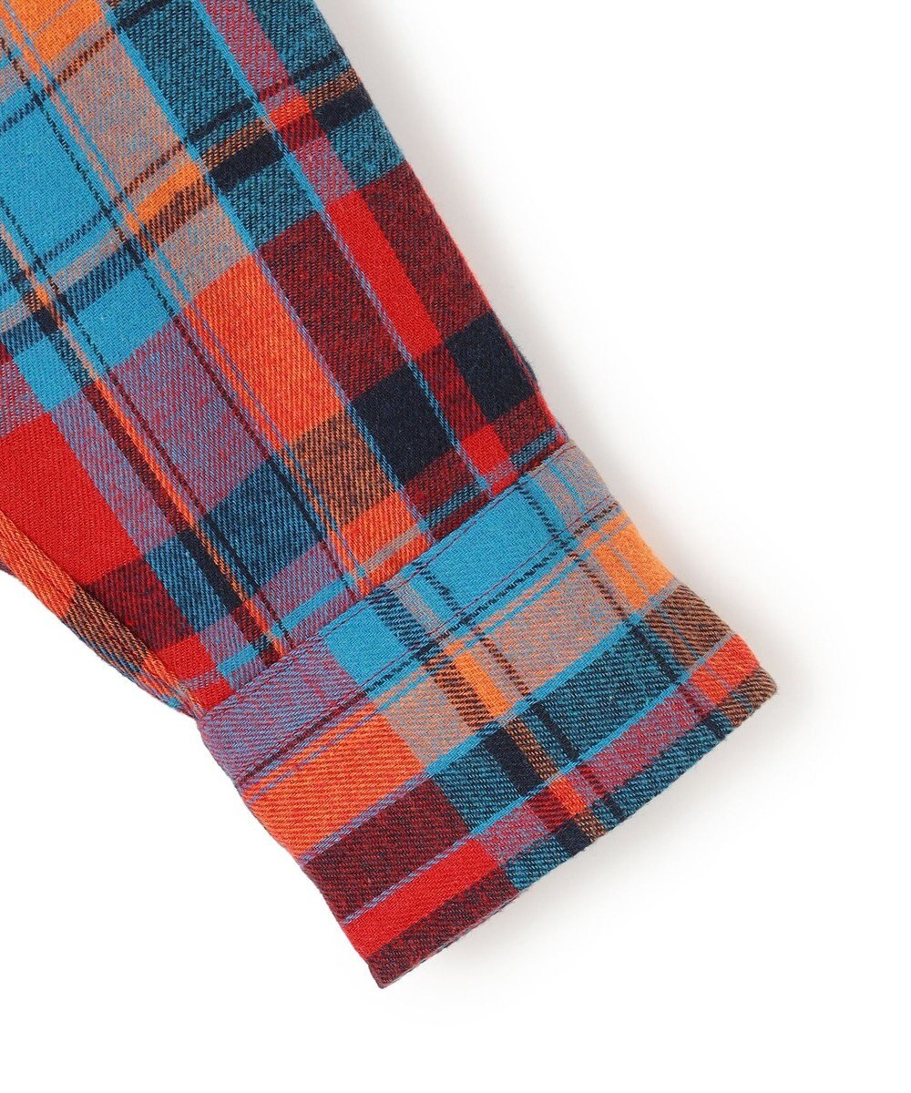 J.PRESS YORK STREET 【UNISEX】フランネルボタンダウン シャツ 