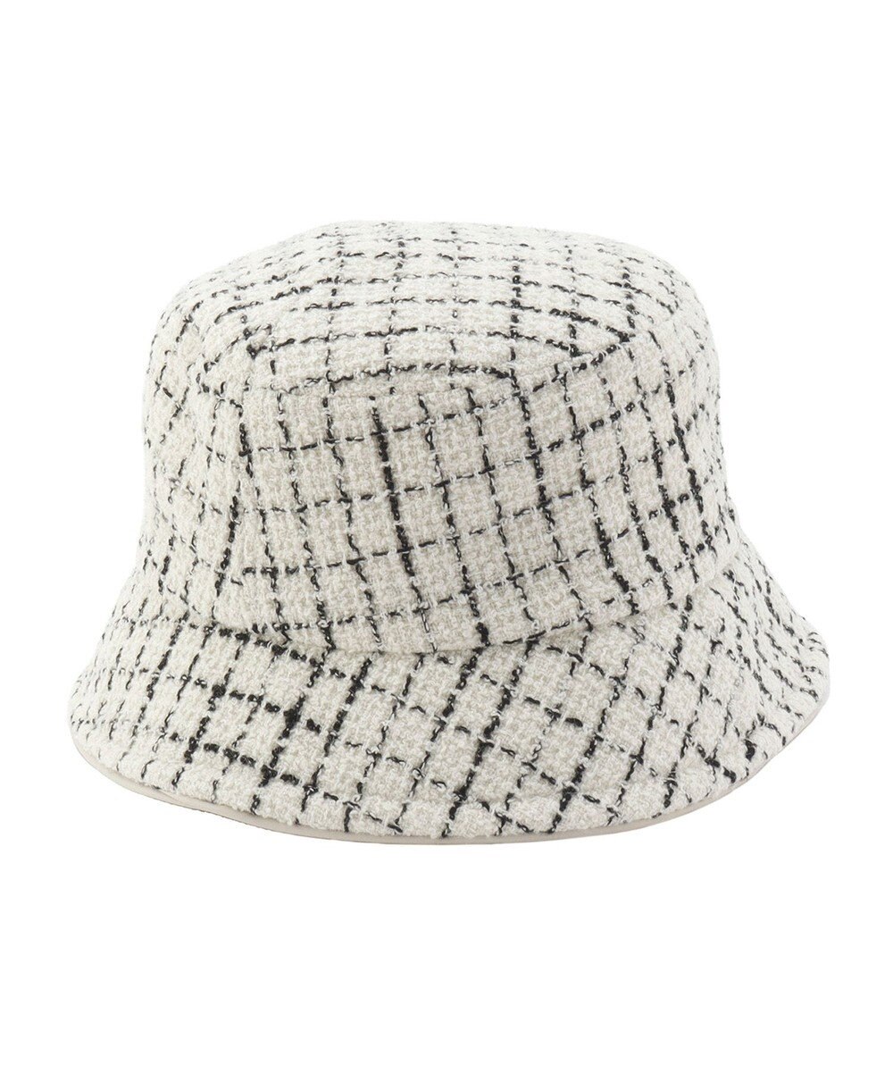 MOONBAT FURLA 【日本製】チェックツイード バケットハット 